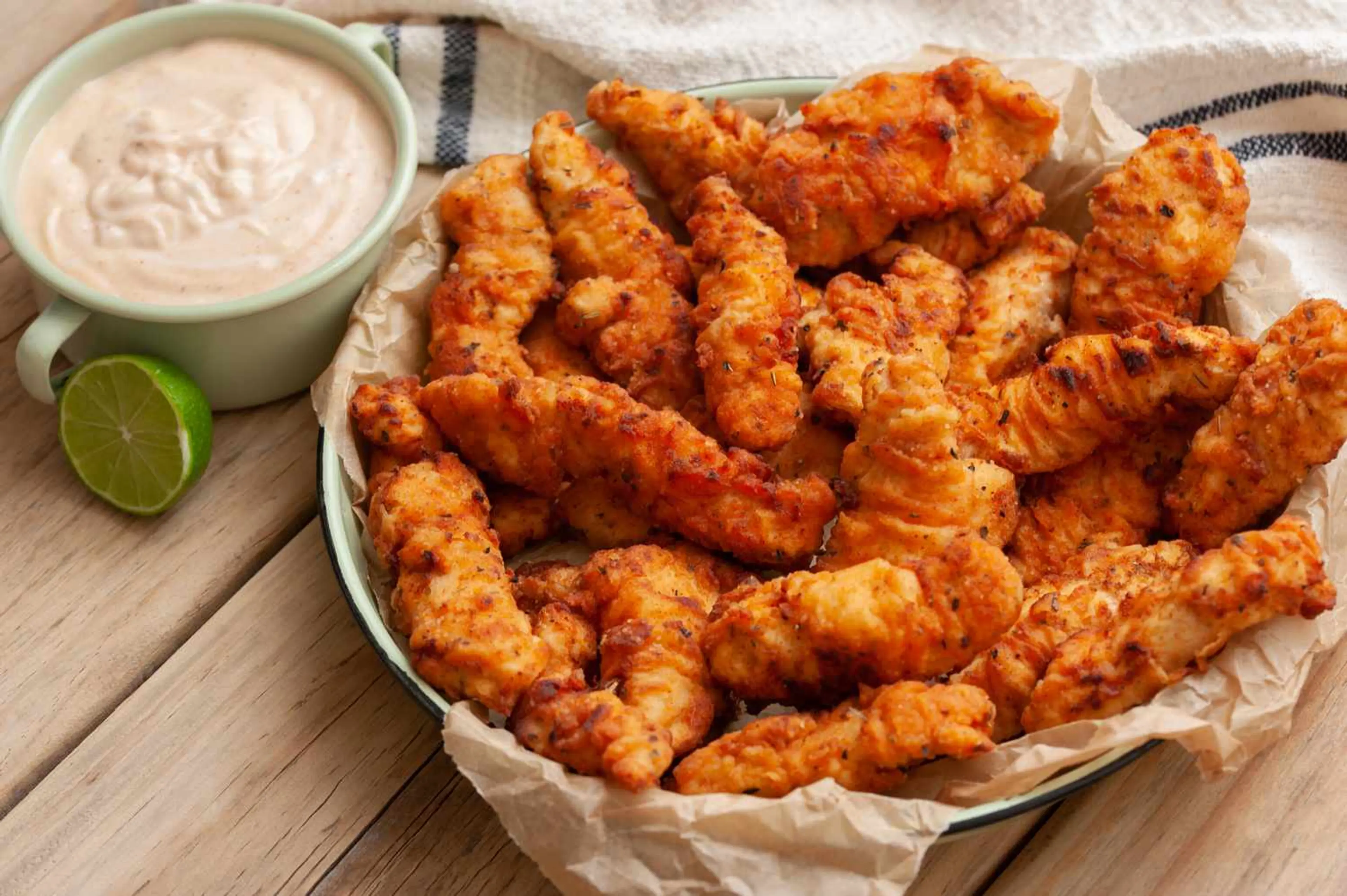 Make Spicy Fried Chicken Strips