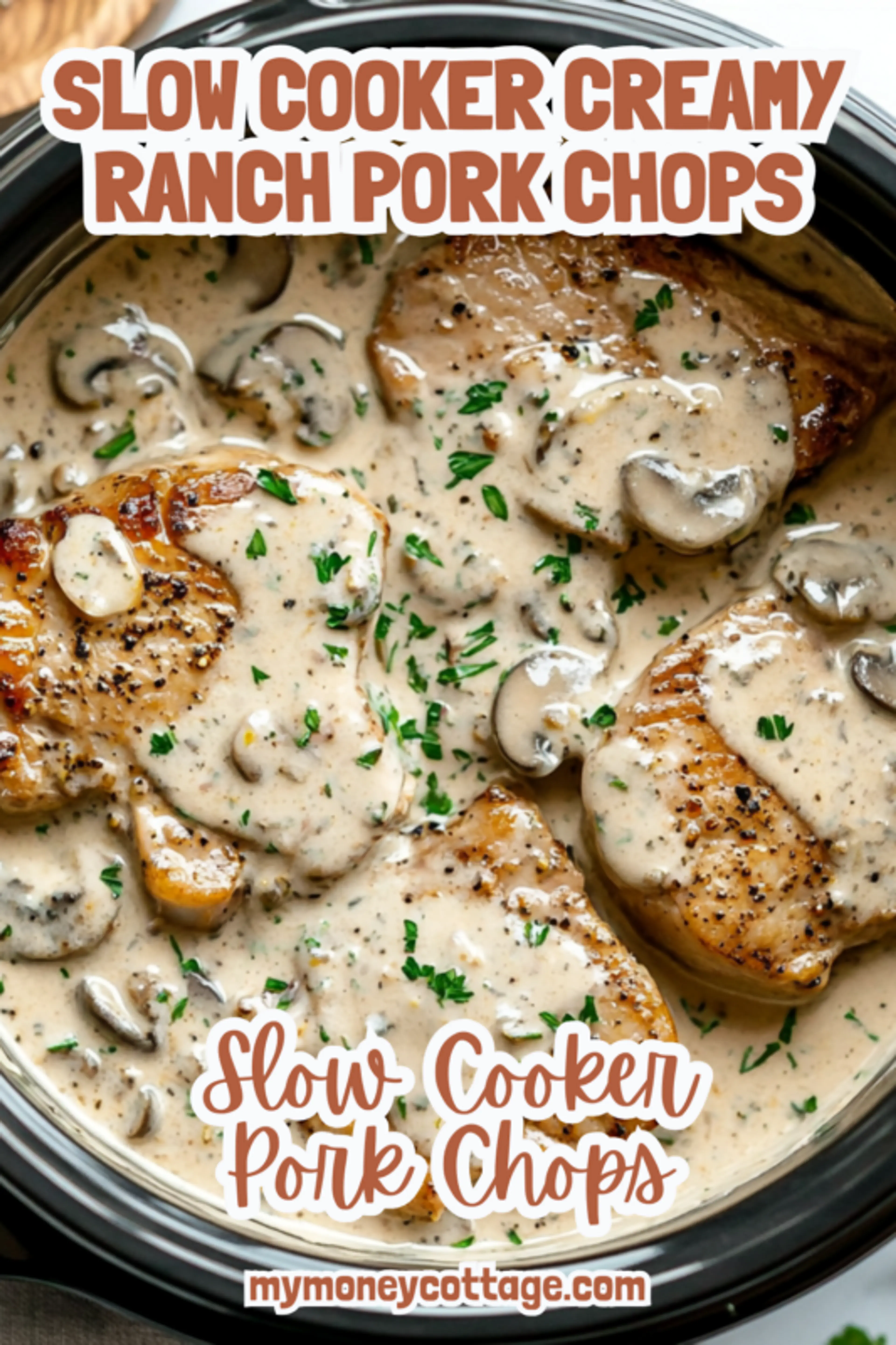 Creamy Ranch Slow Cooker Pork Chops