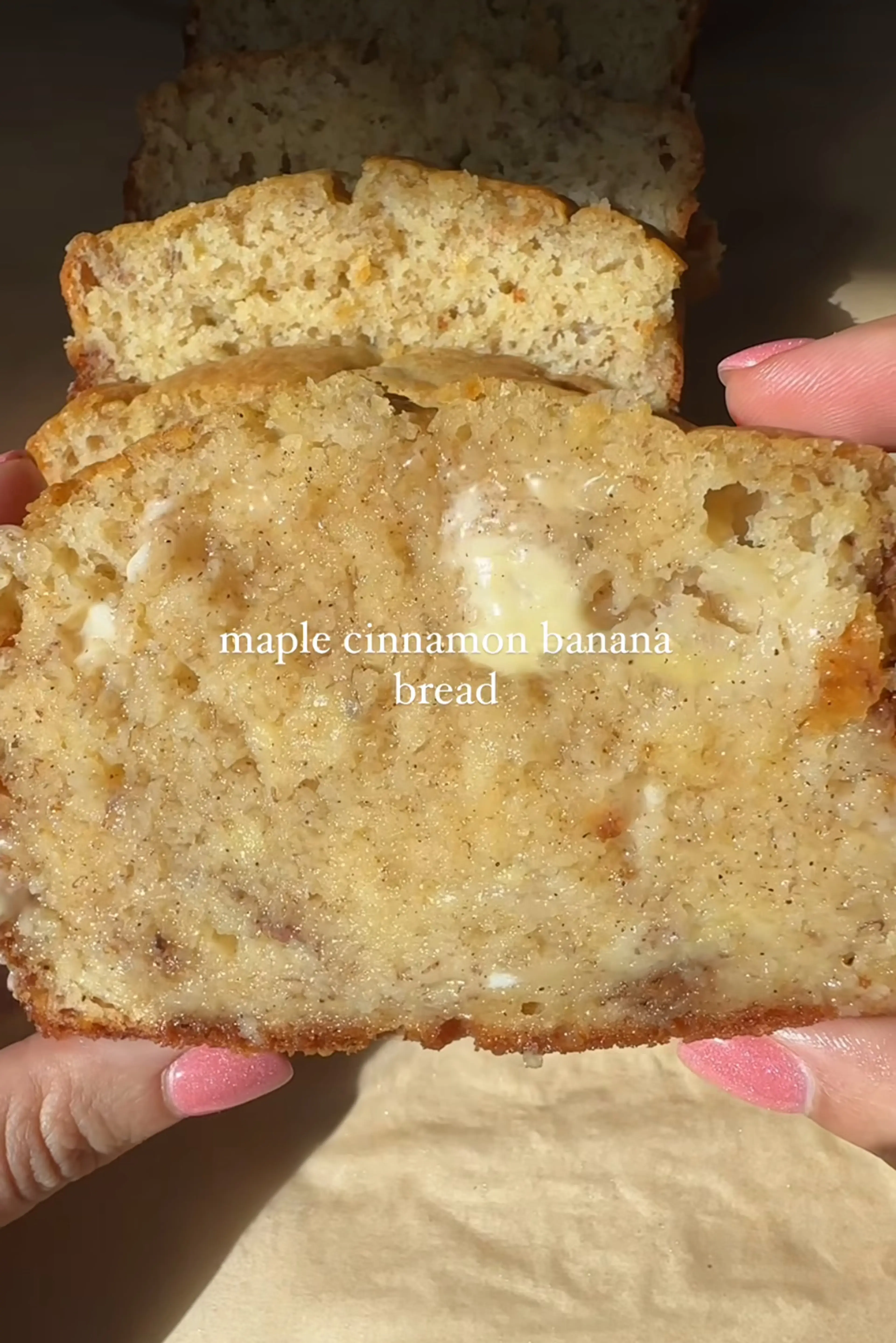 Maple Cinnamon Banana Bread