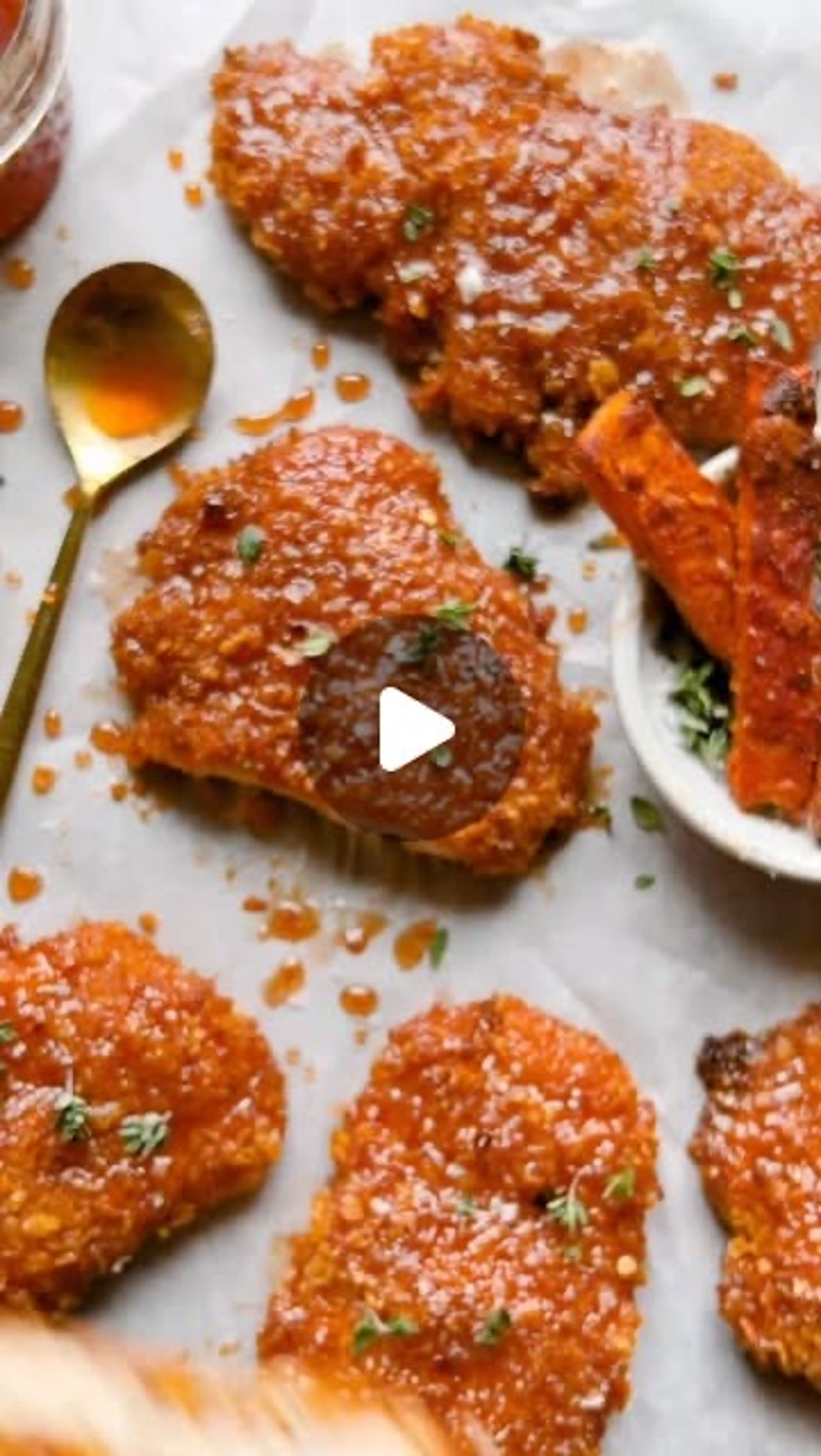 Baked Crunchy Hot Honey Chicken. the Recurring Favorite Reci