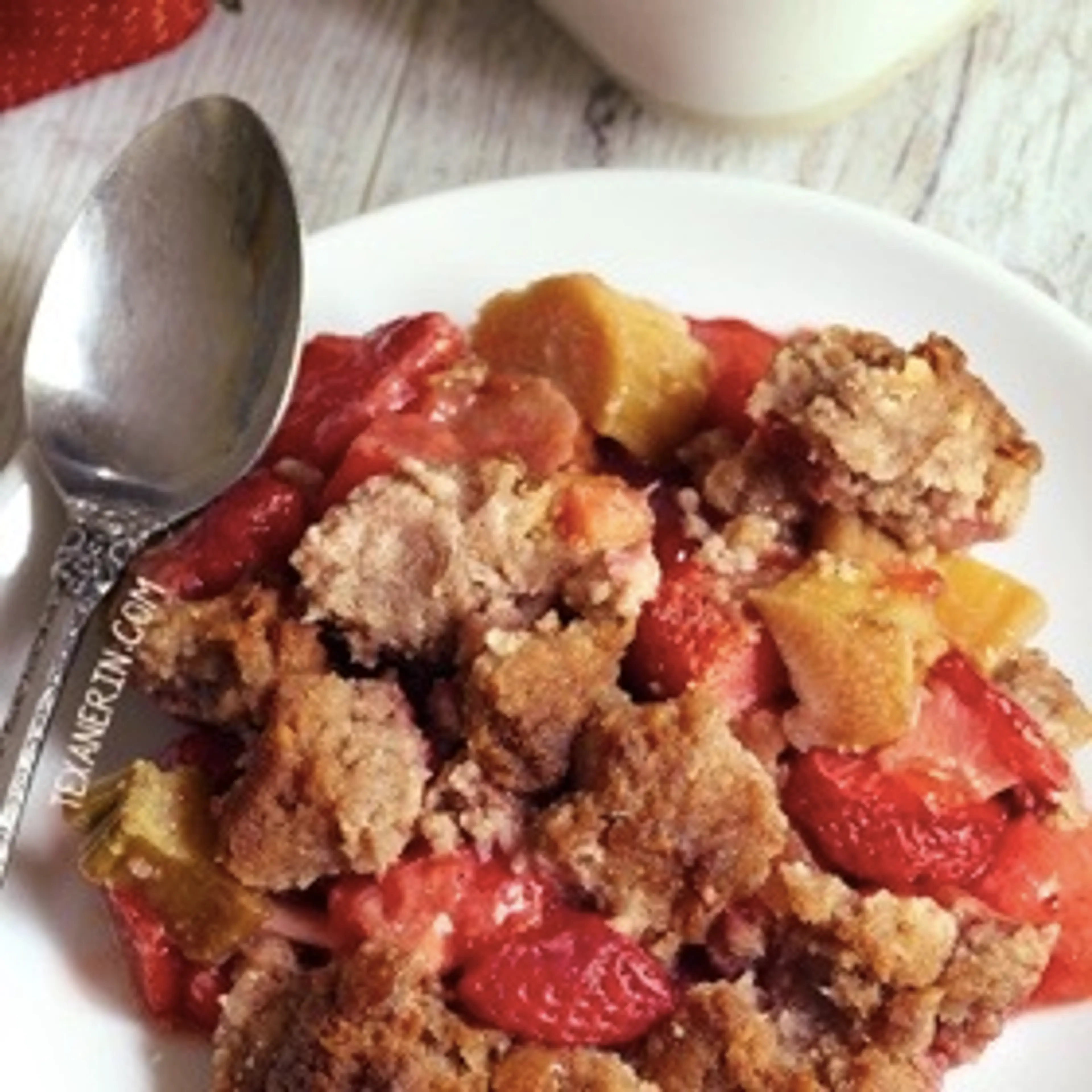Apple Rhubarb Crisp