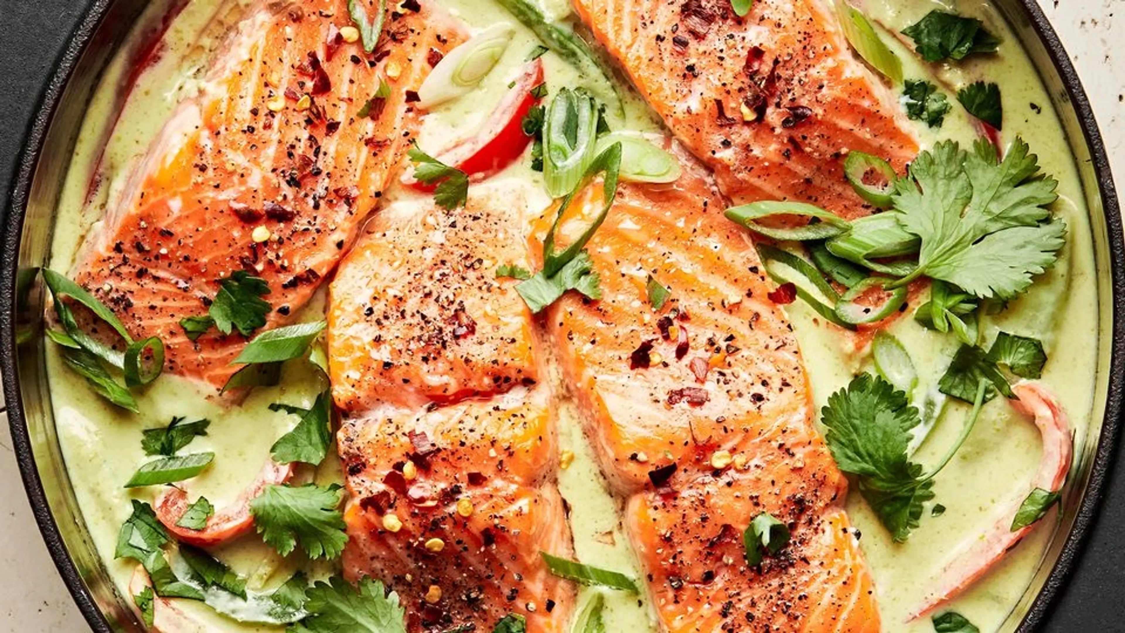 Green Curry Salmon