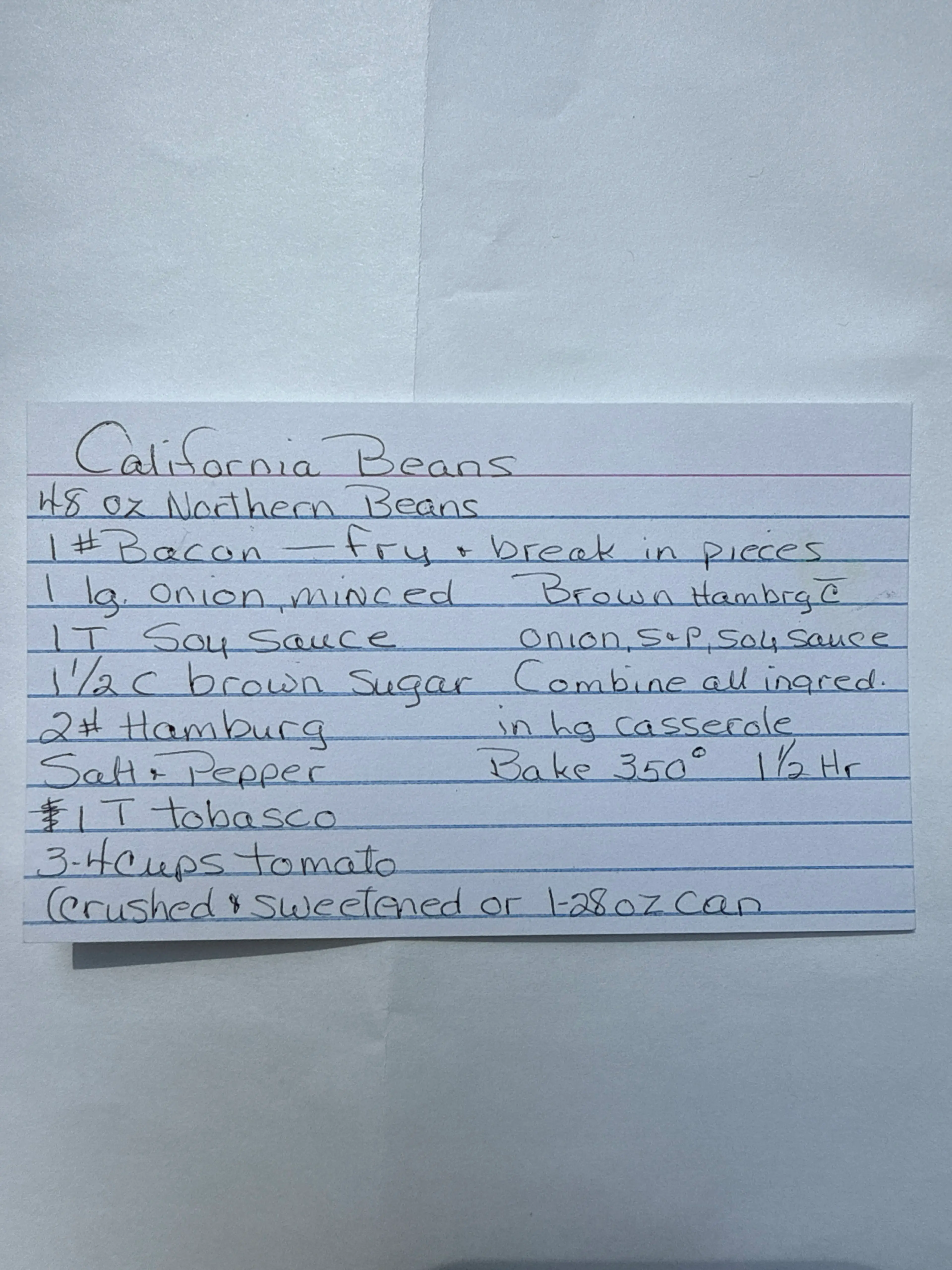 California Beans