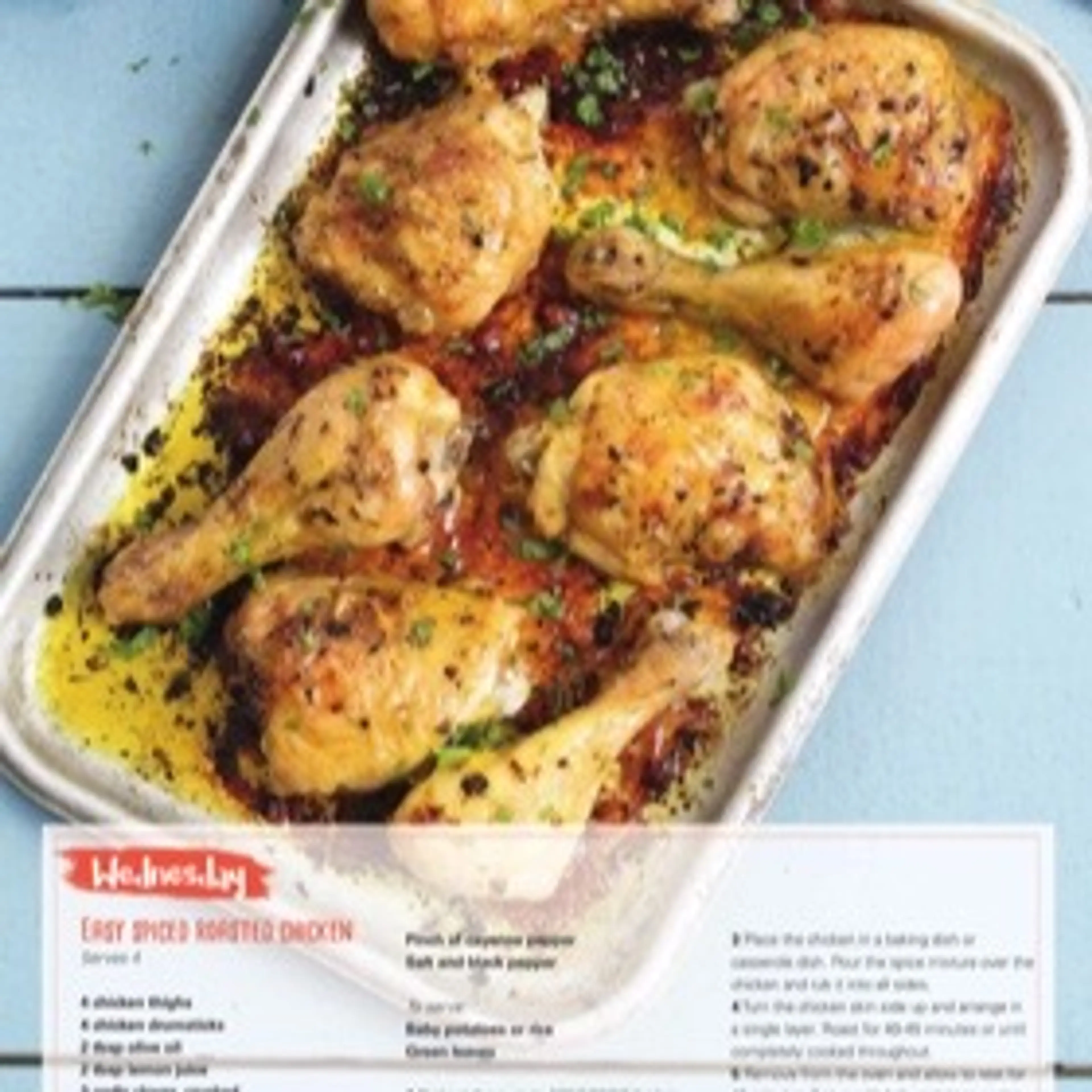 EASY SPICED RORSTED CHICKEN