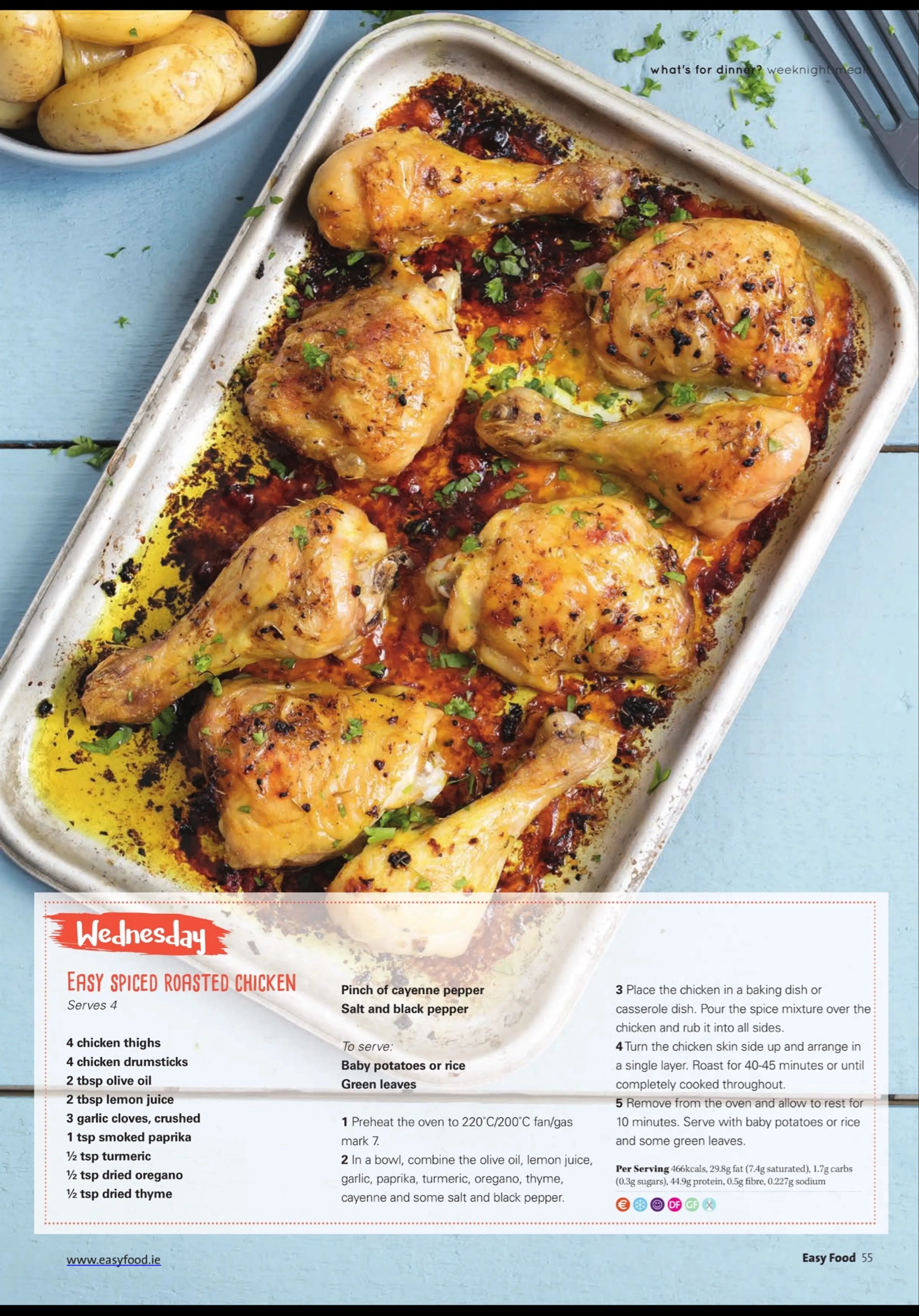 EASY SPICED RORSTED CHICKEN
