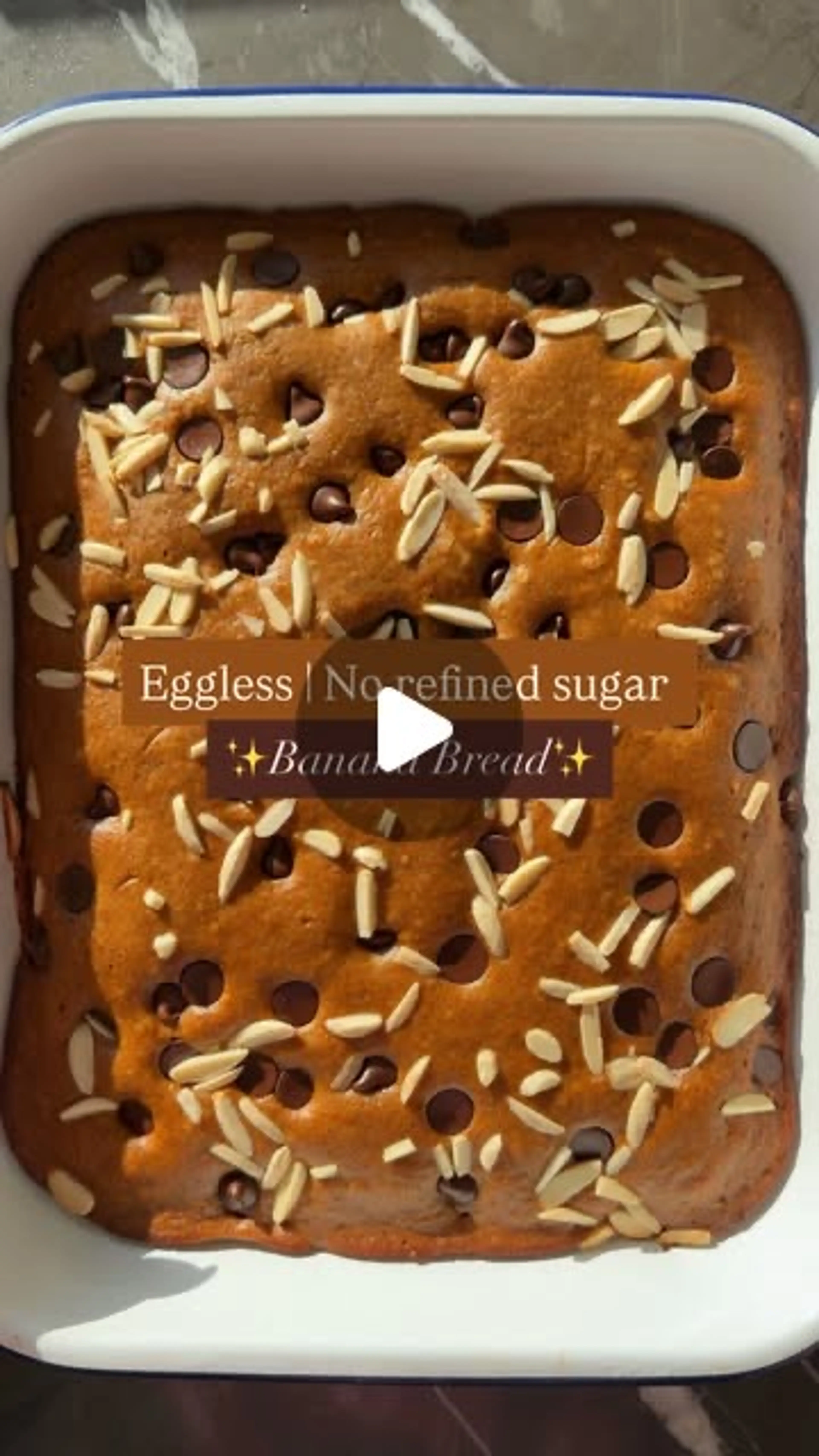 No Egg Banana Cake (date Syrup)