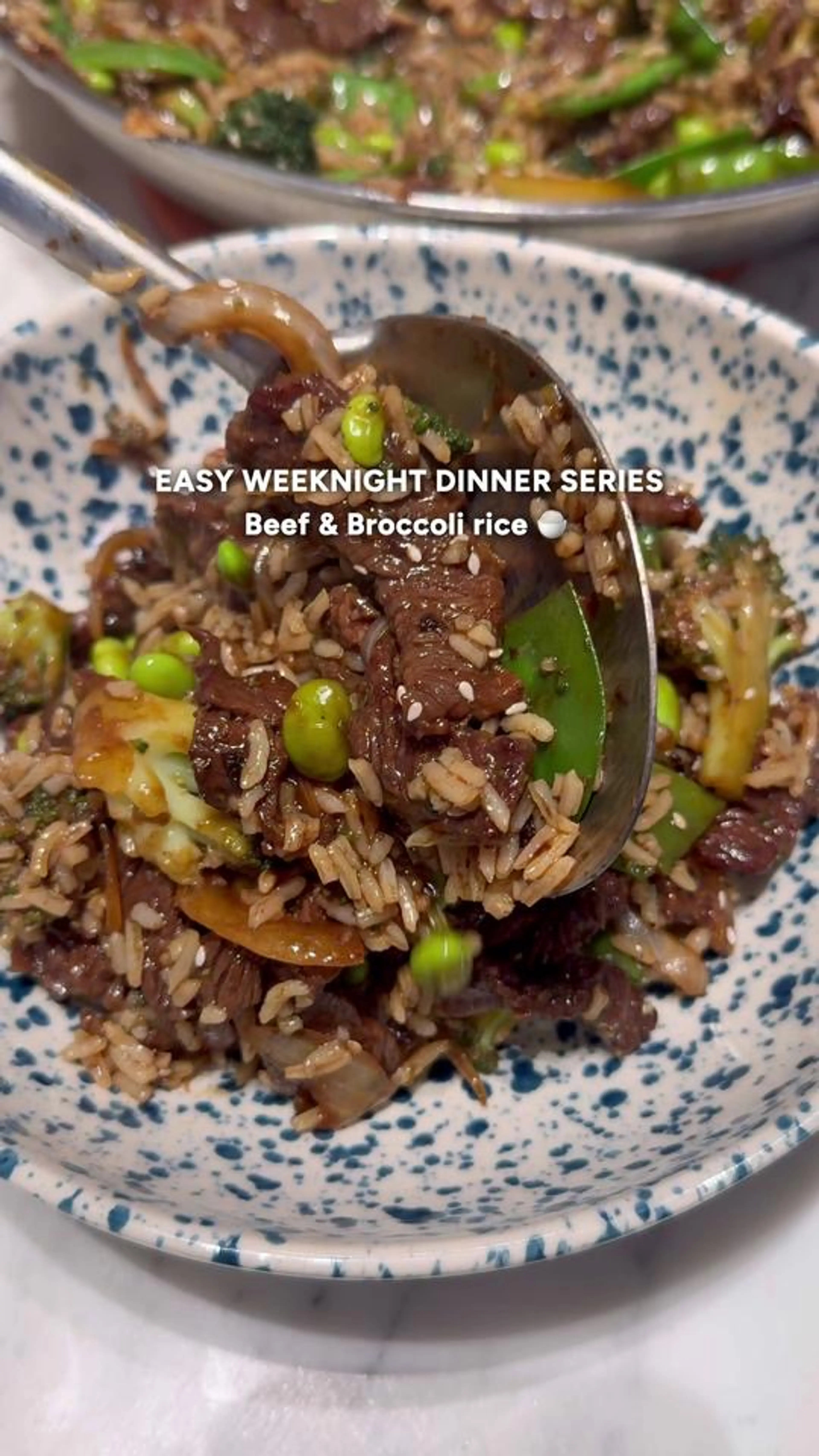 Beef, Broccoli & Edamame Rice