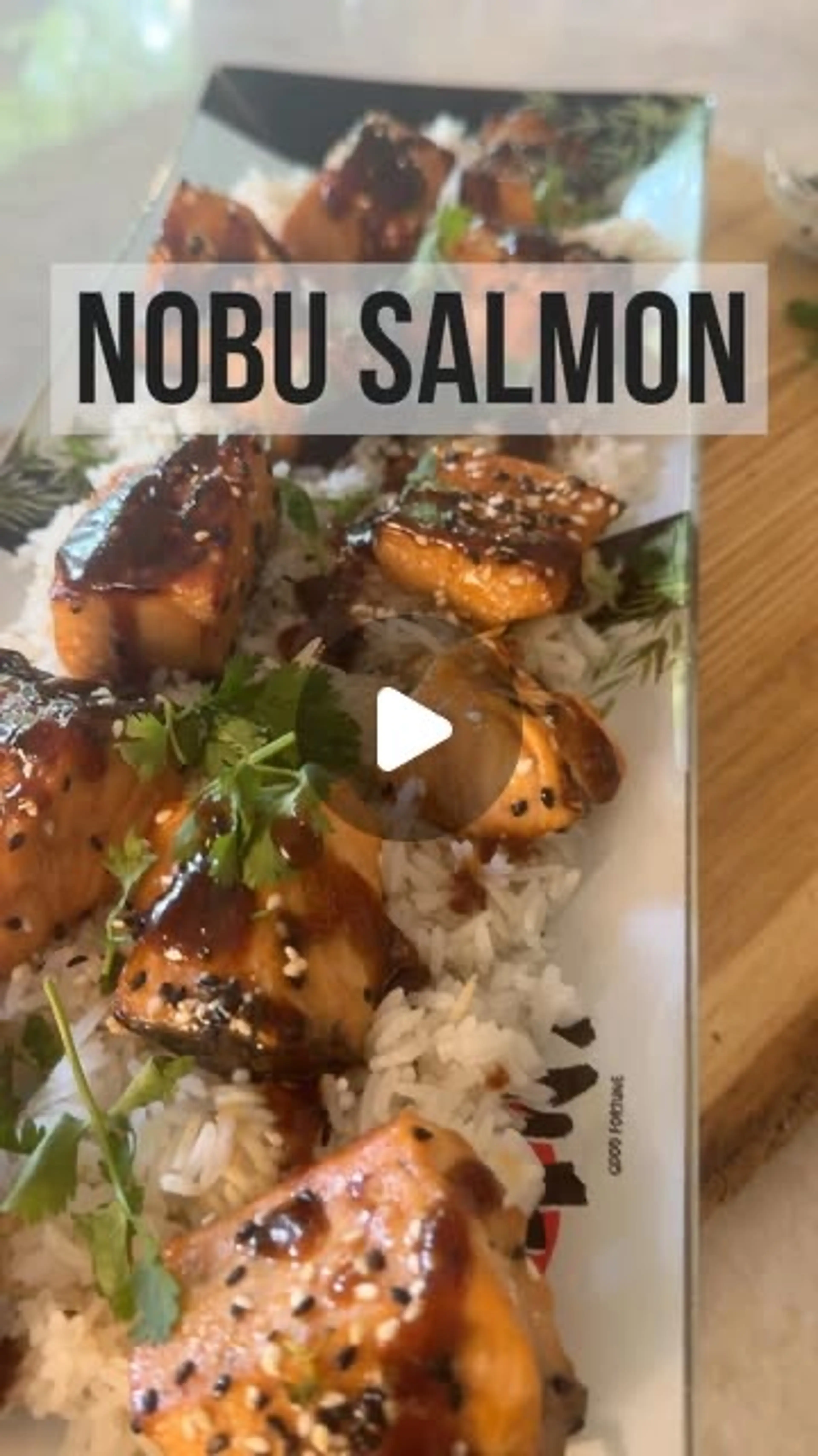 My Spin on Nobu’s Famous Miso Black Cod—made with Salmon to