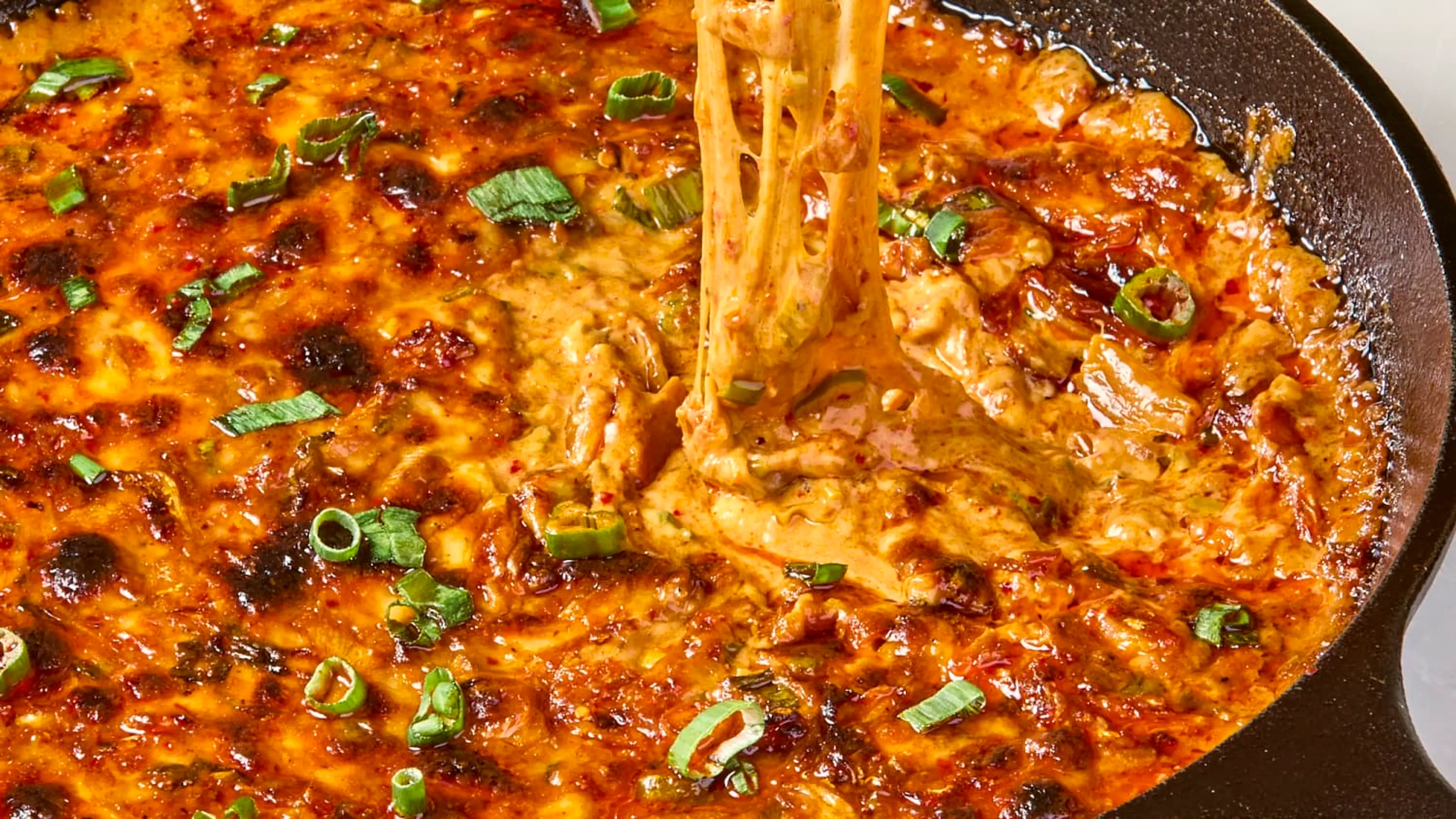 Cheesy Baked Kimchi Dip