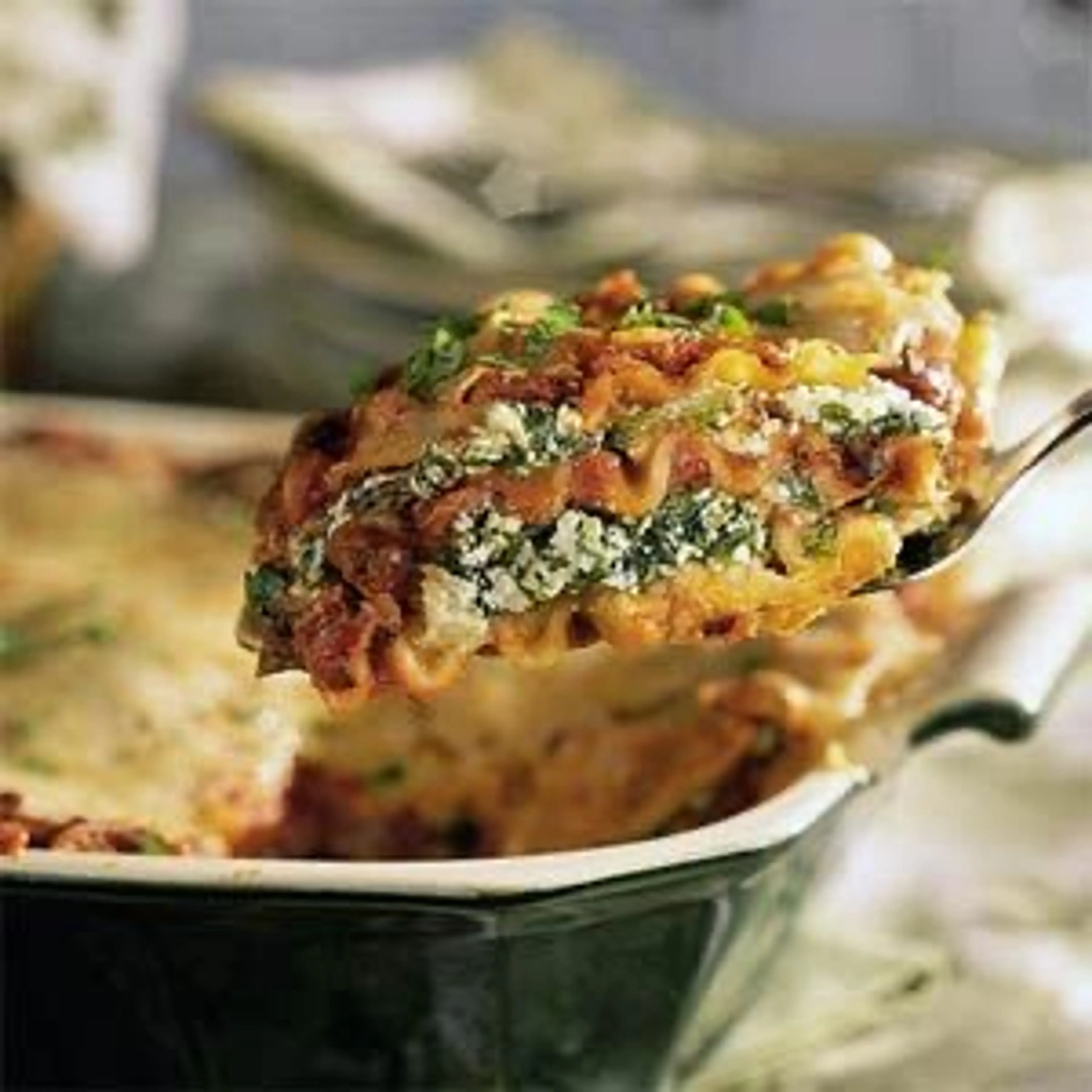 Spinach & Black Bean Lasagna