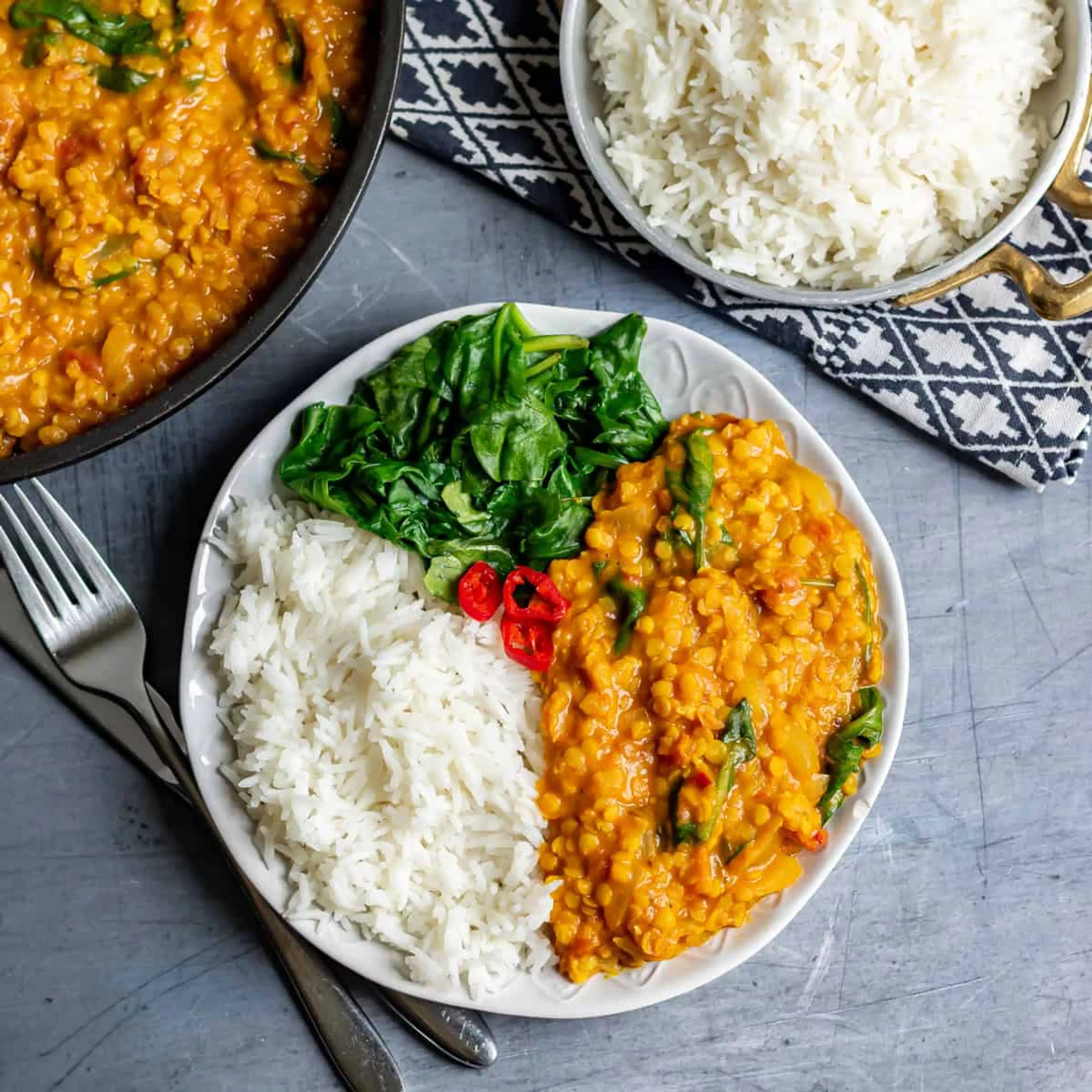 The Best Red Lentil Dahl