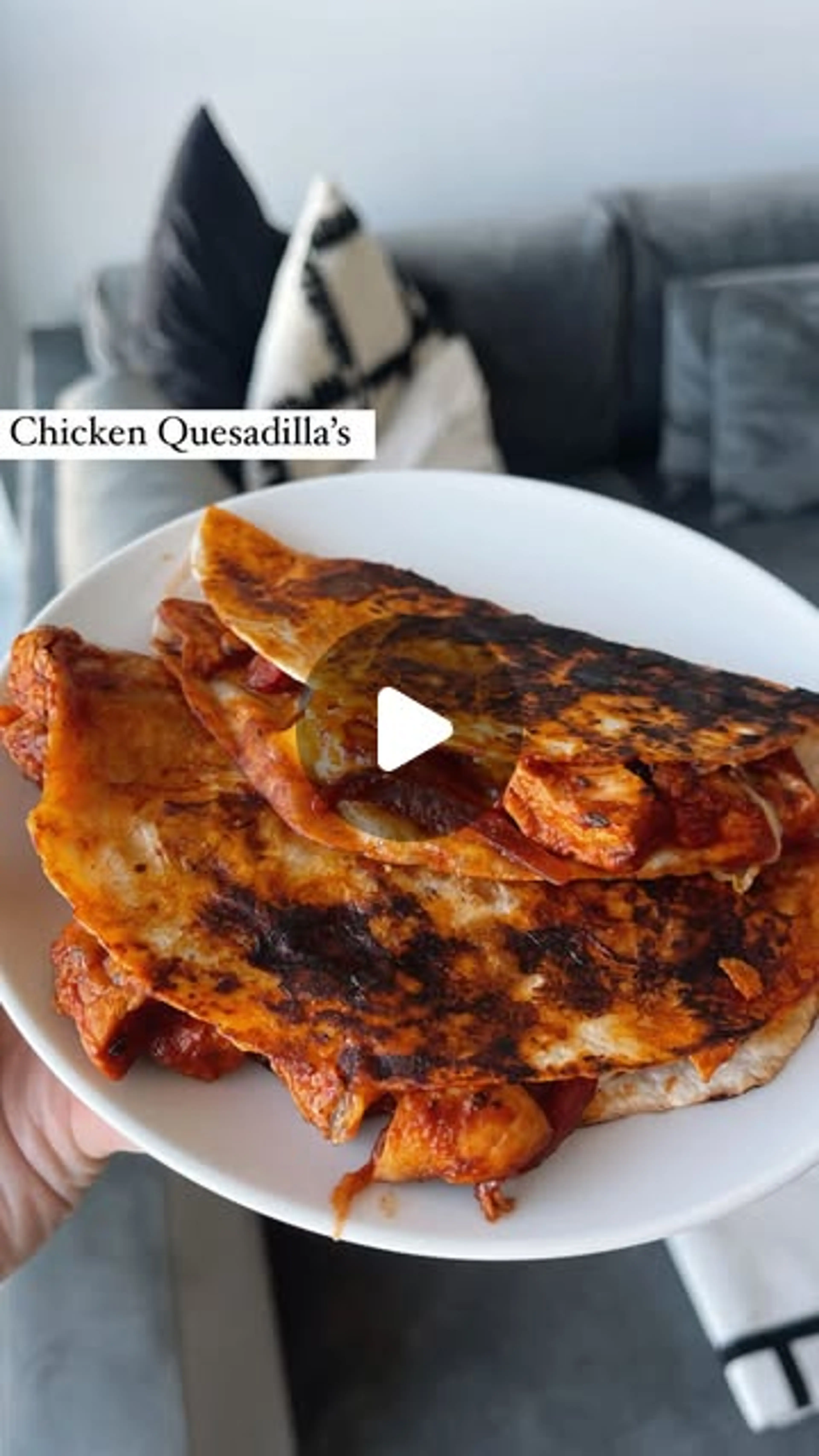 Cajun Chicken Quesadillas