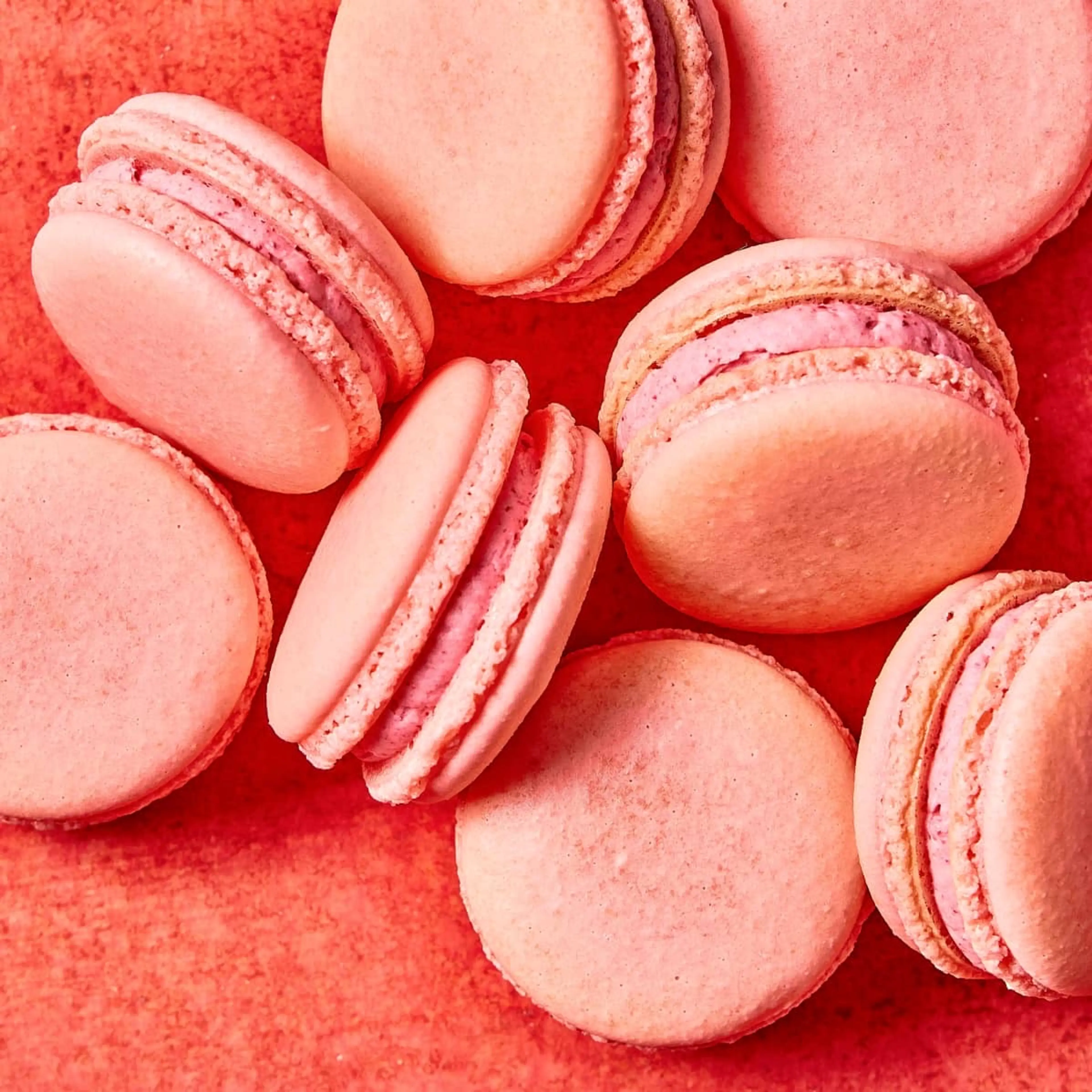 Macarons with Raspberry Buttercream (ATK)