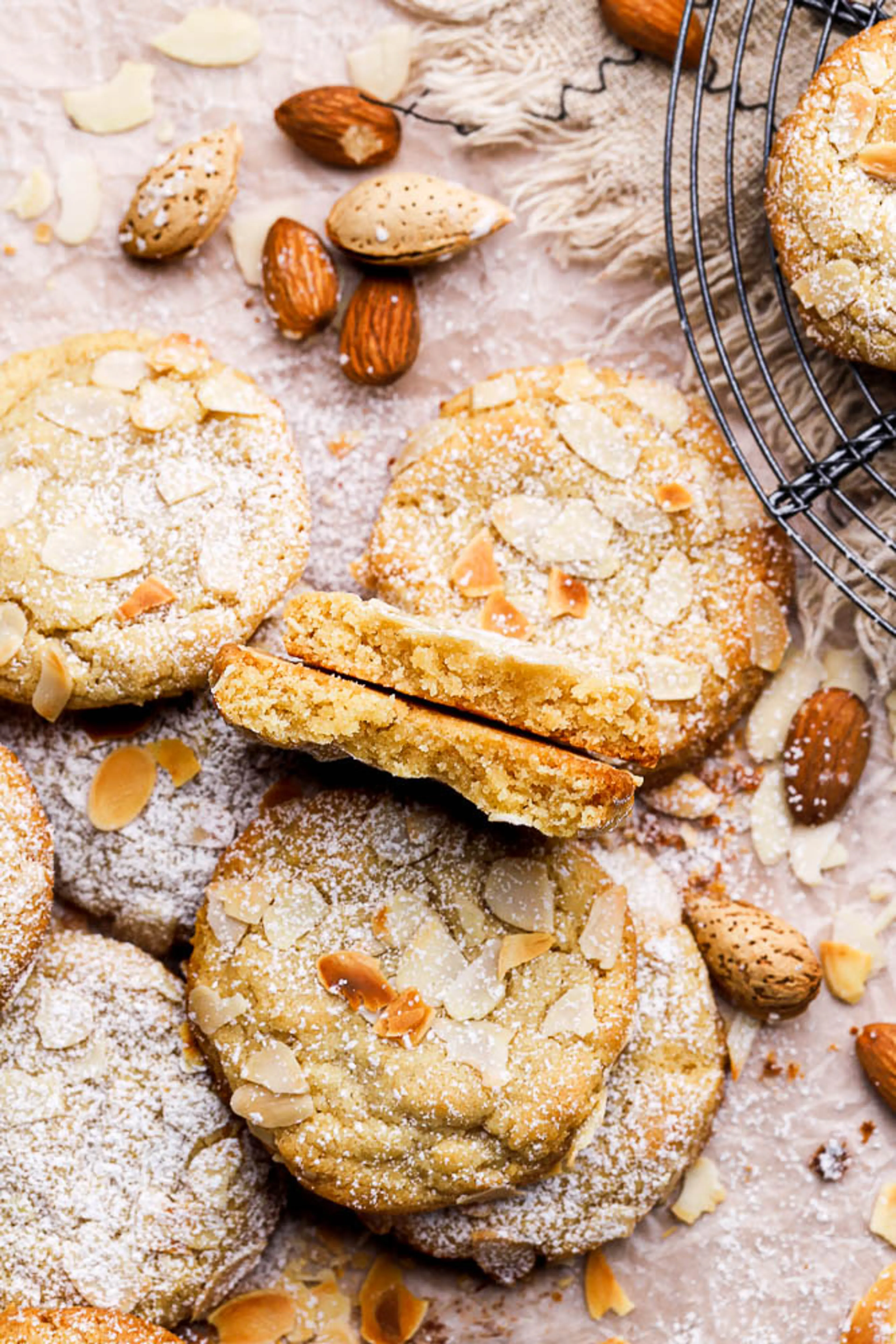 Almond Croissant Cookies