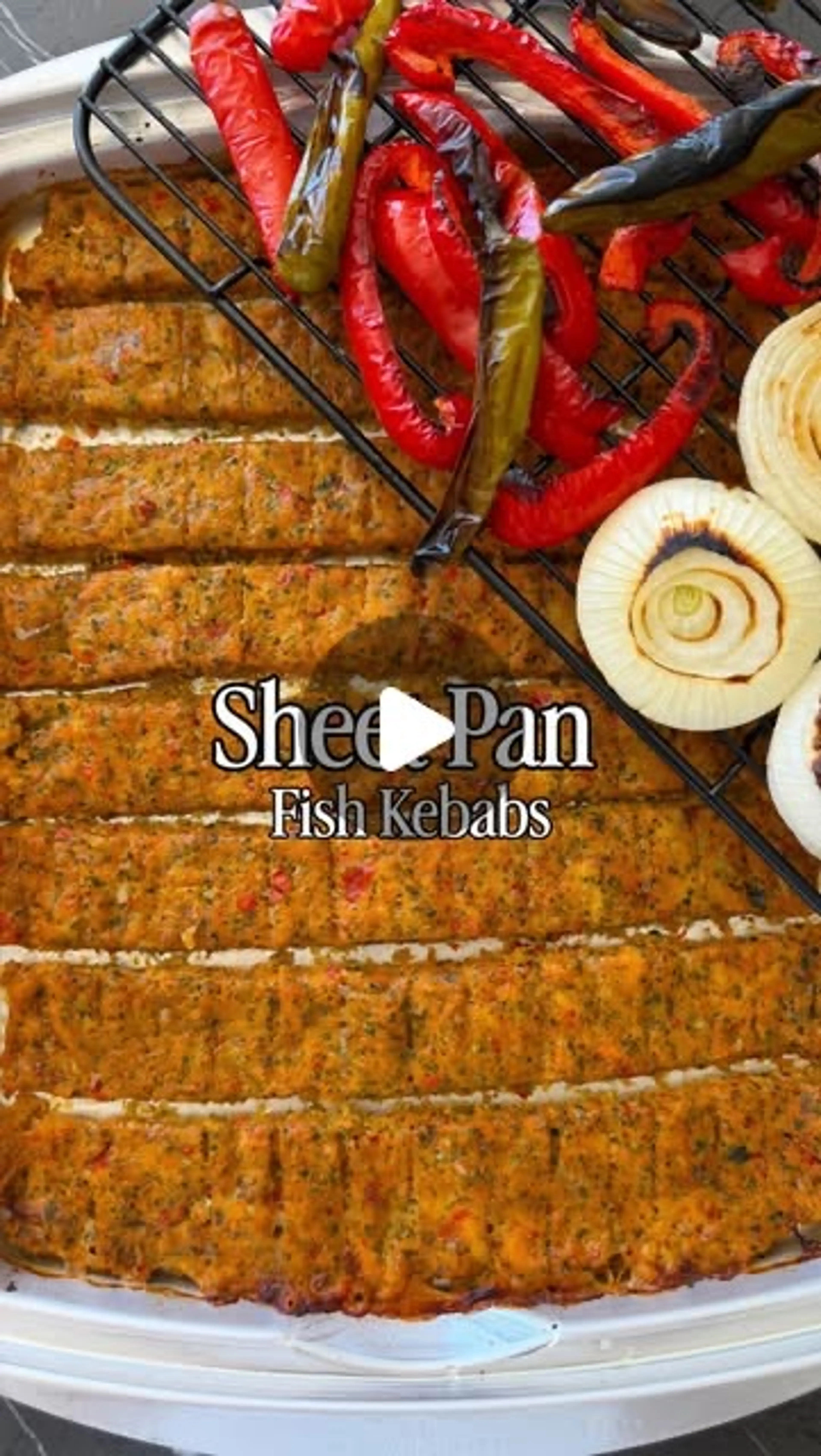 Sheet Pan Fish Kebabs