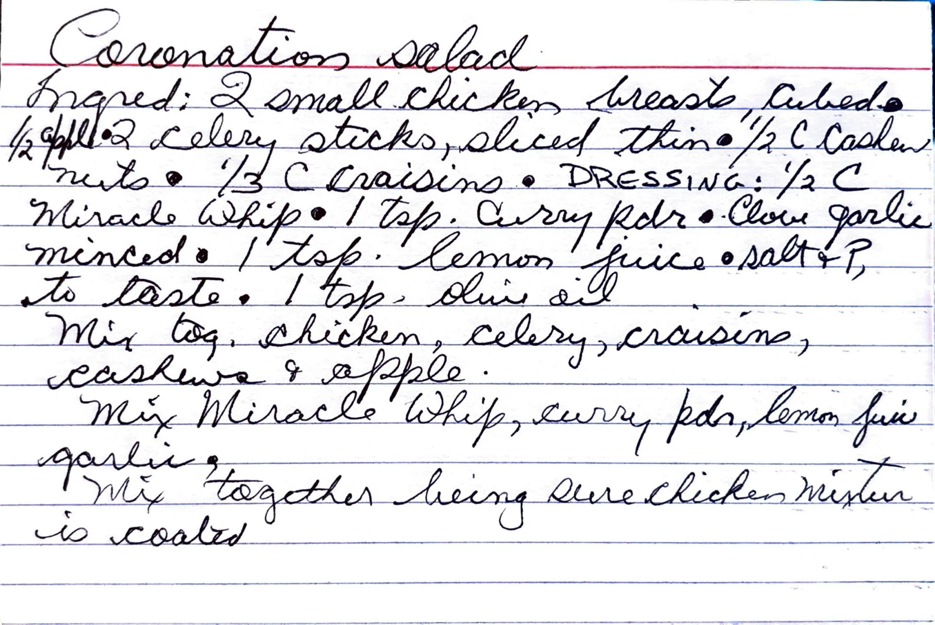 Coronation Salad