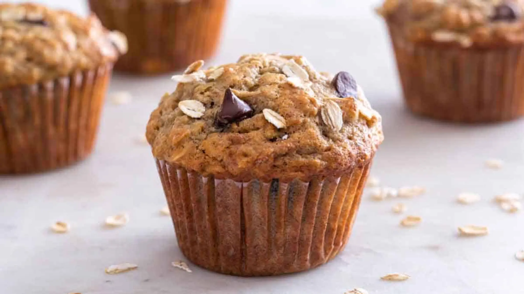 Banana Oatmeal Muffins