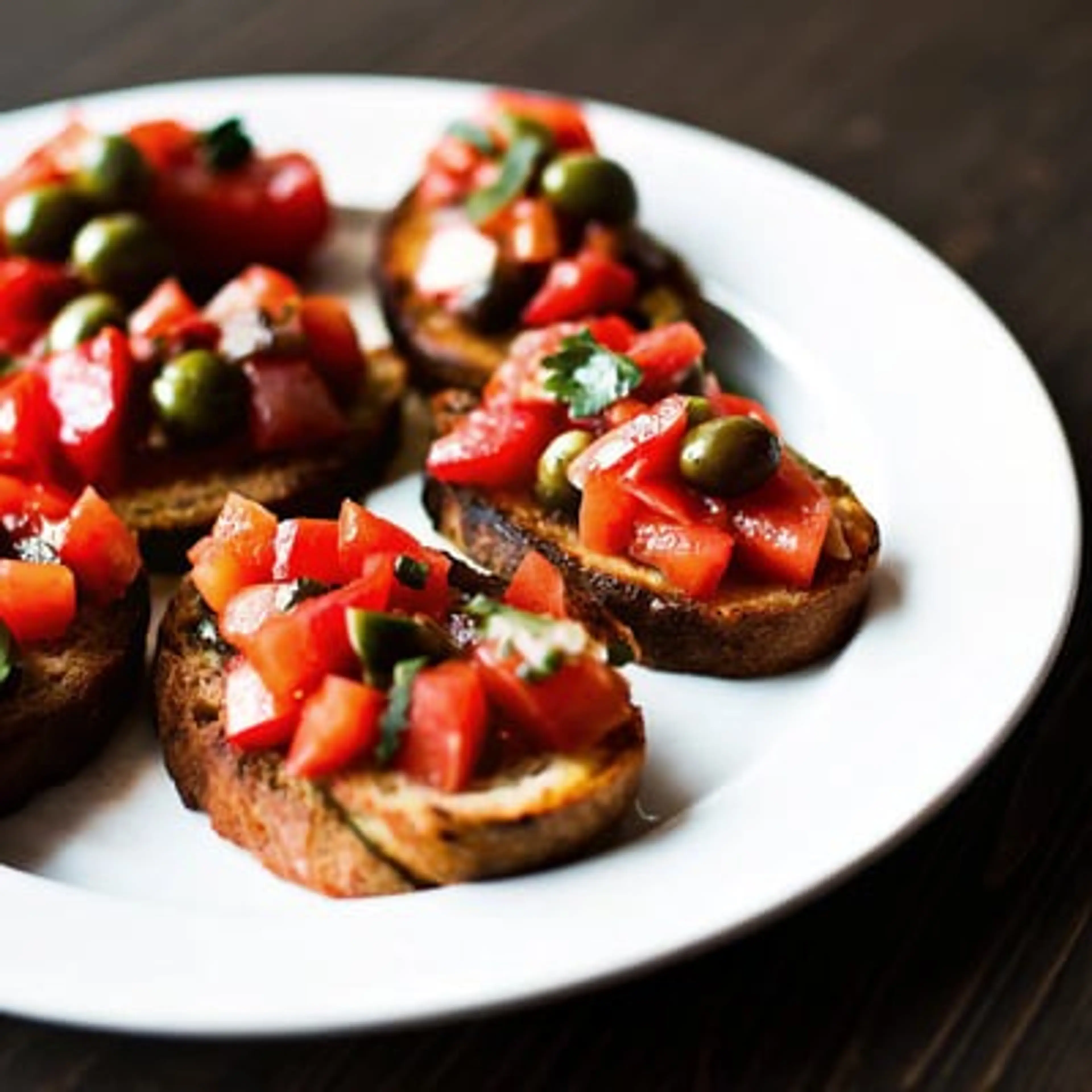 Caper Recipes: Bruschetta with Capers & Olives
