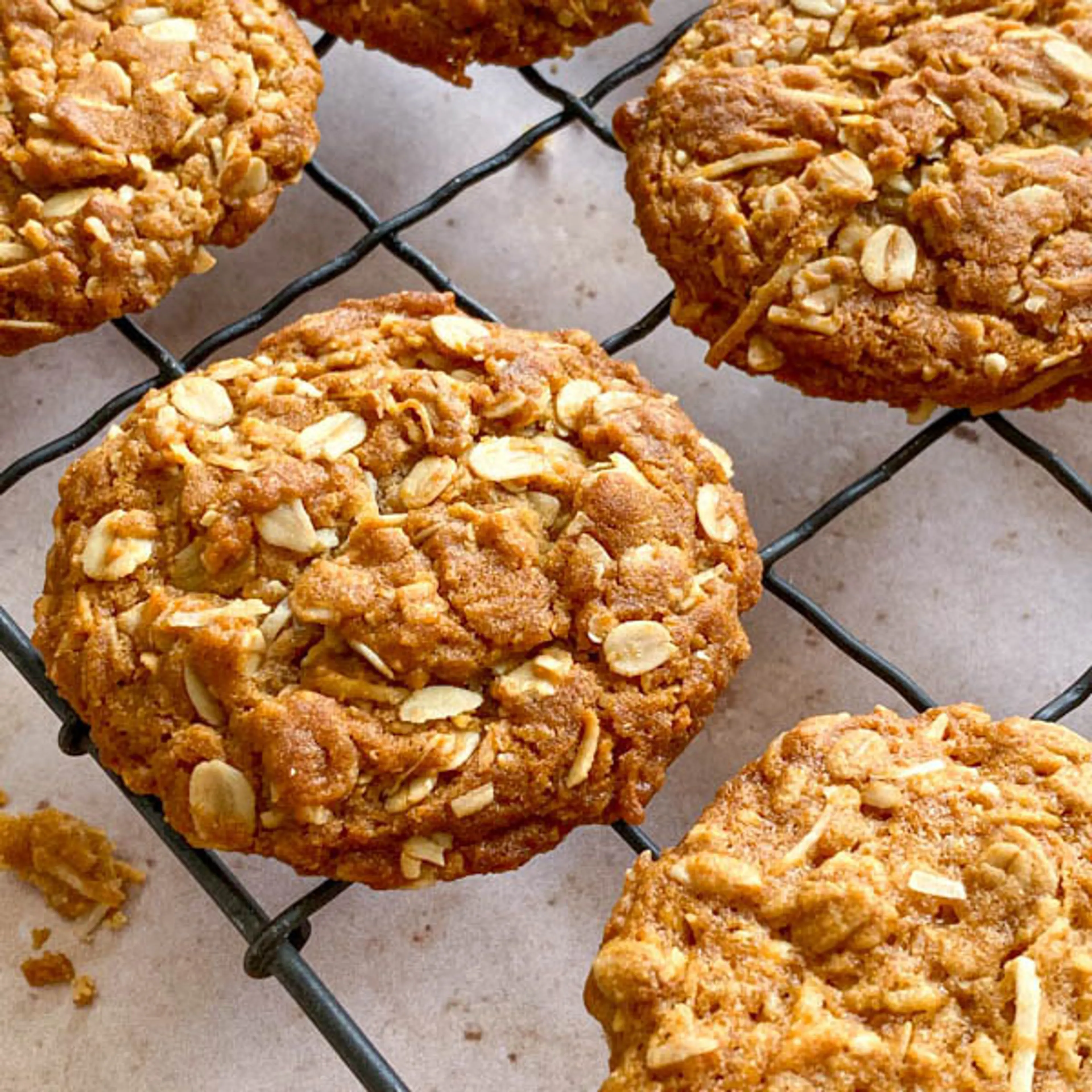 Chewy ANZAC Biscuits