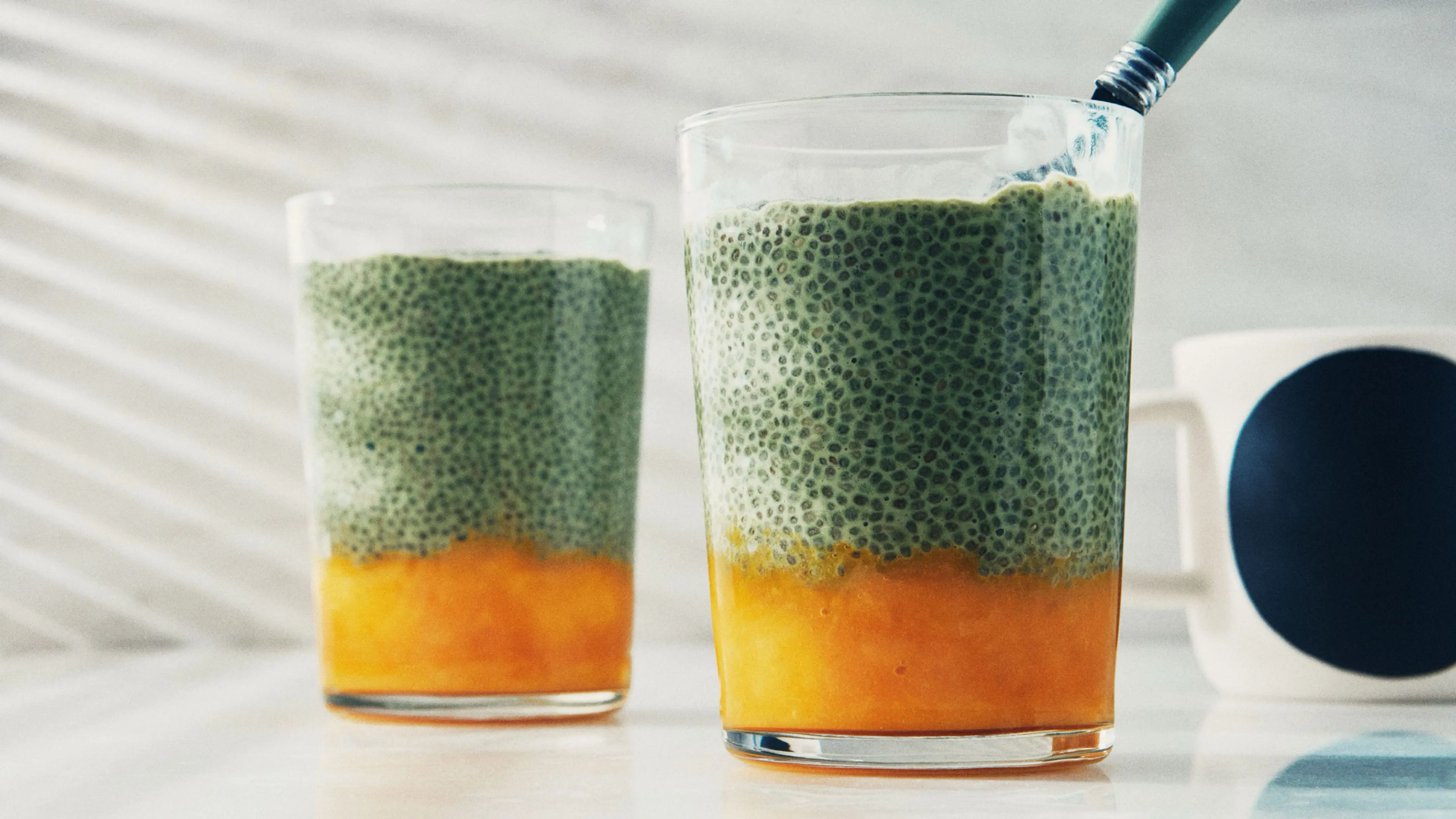 Matcha-Mango Chia Pudding