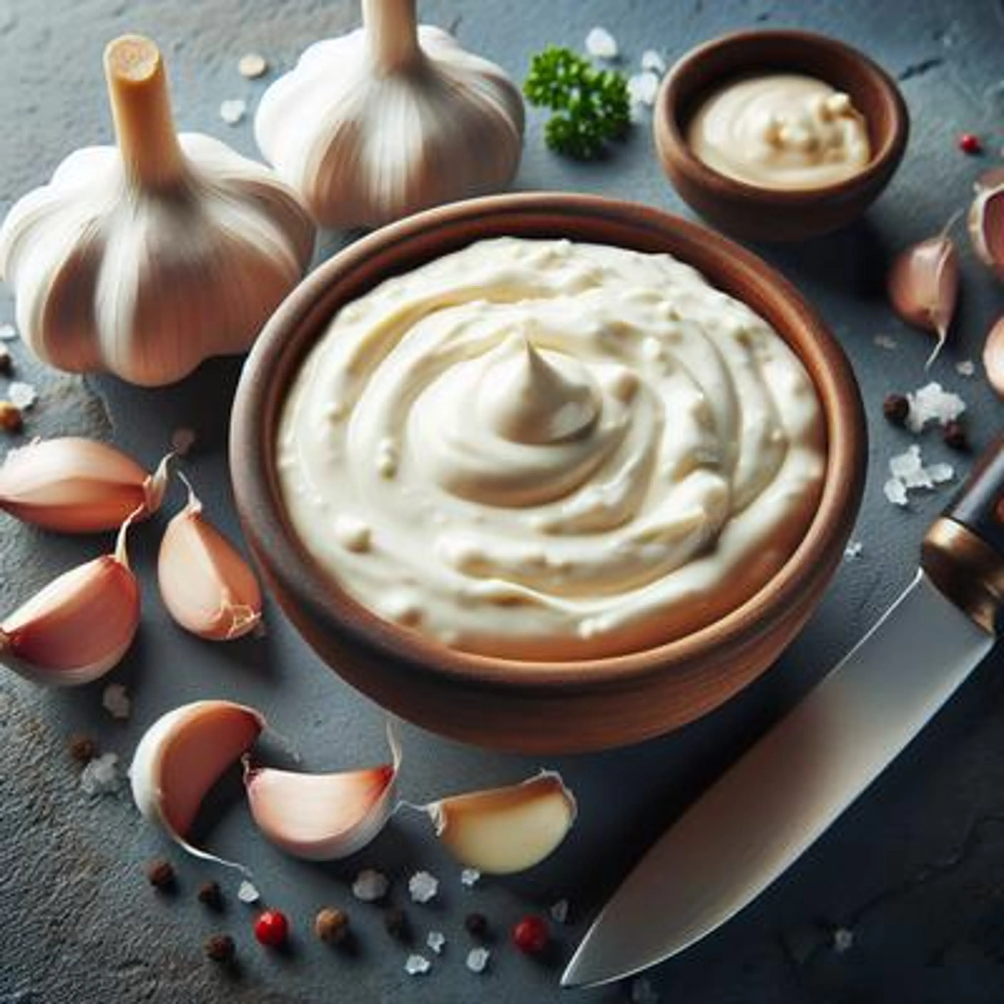 Low Calorie Creamy Garlic Sauce