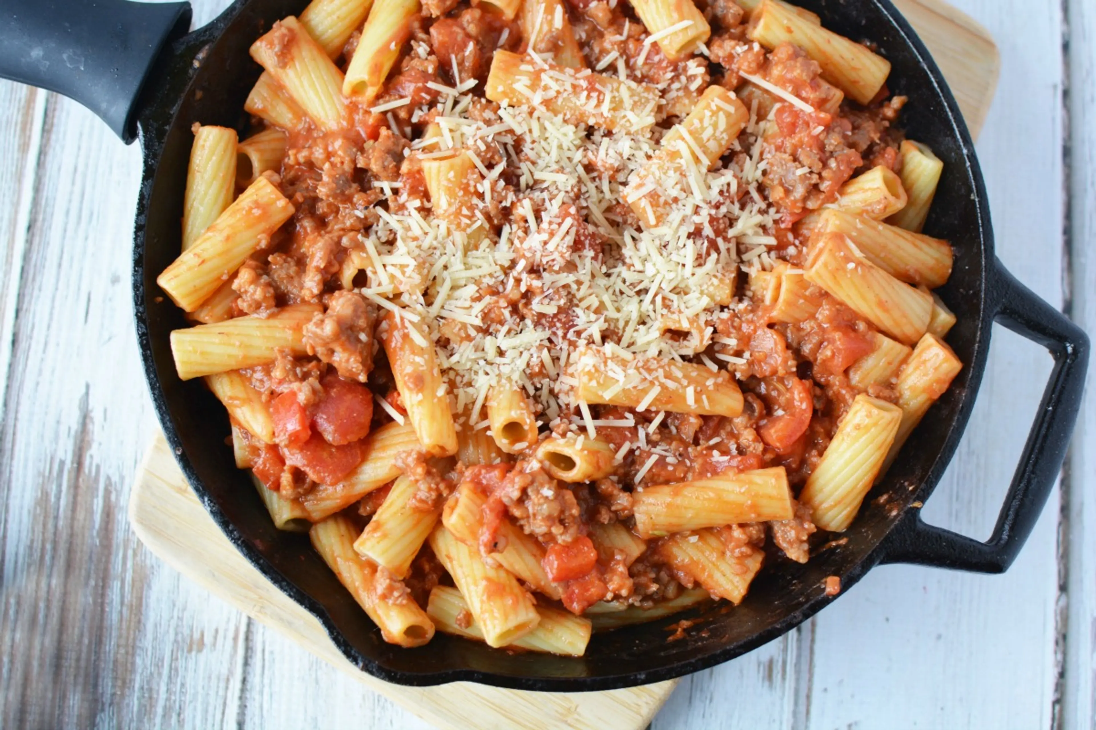 Skillet Rigatoni and Sausage Recipe