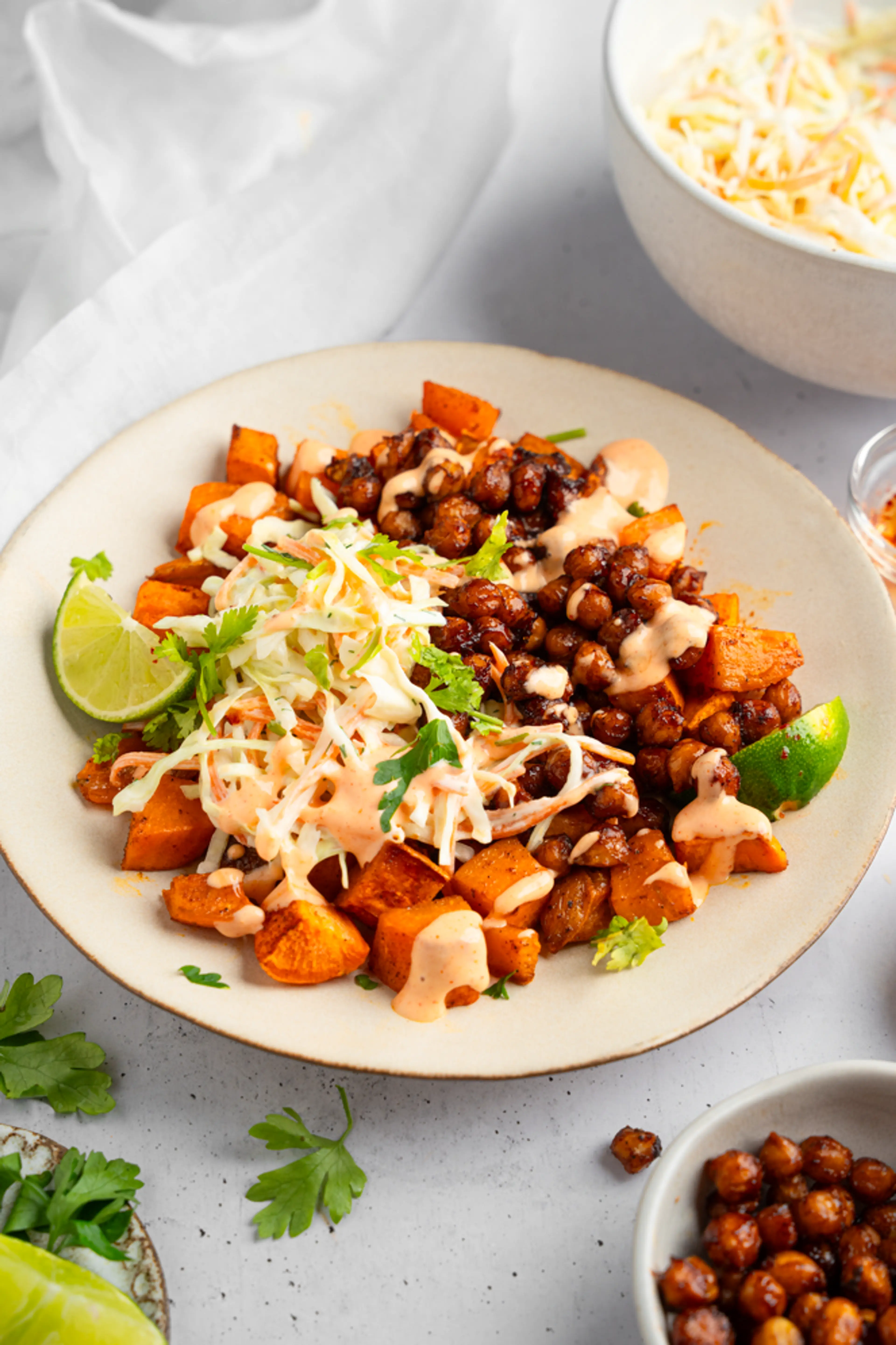 Sweet Potato Chickpea Bowl