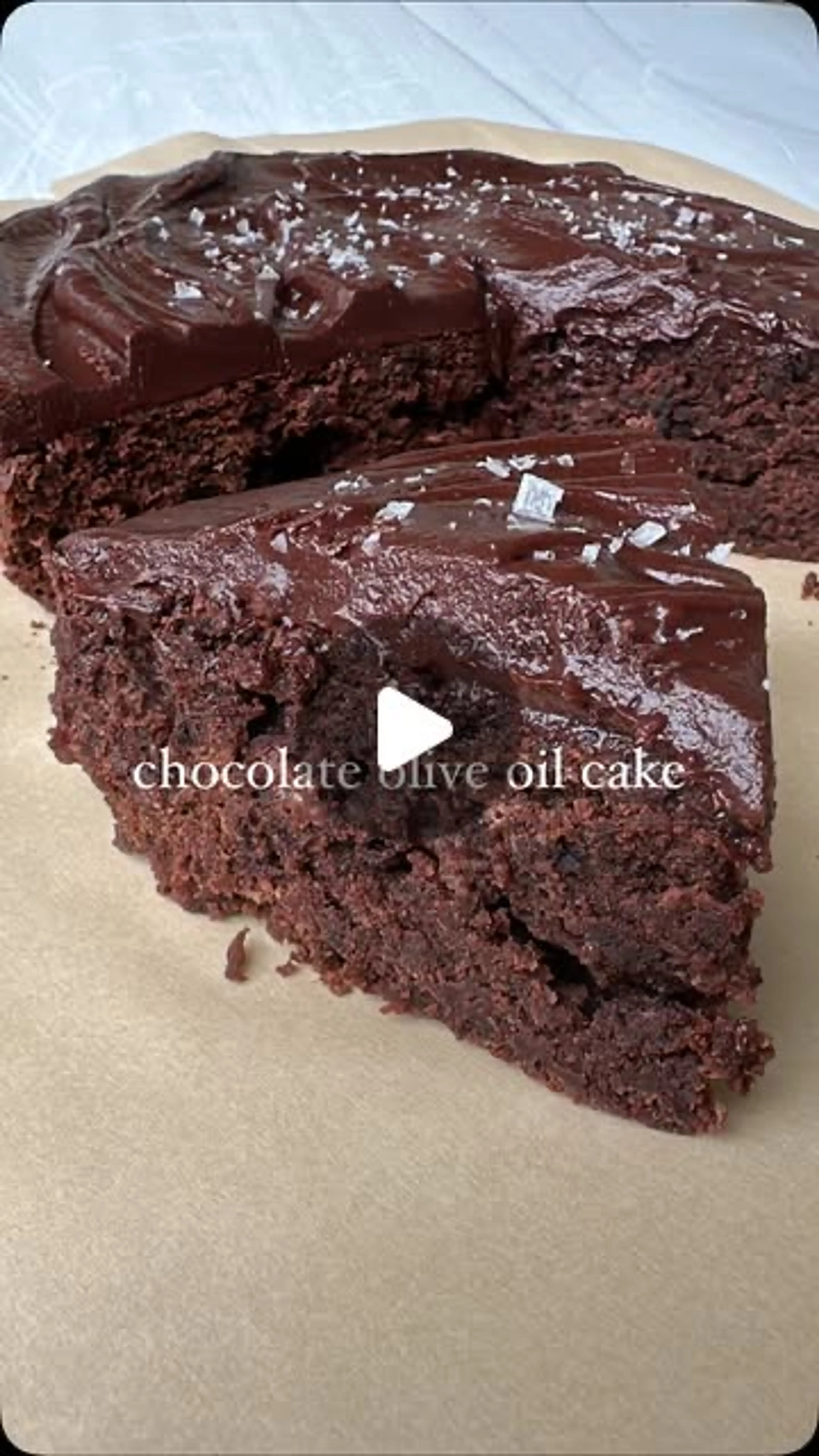 Chocolate Olive Oil Cake