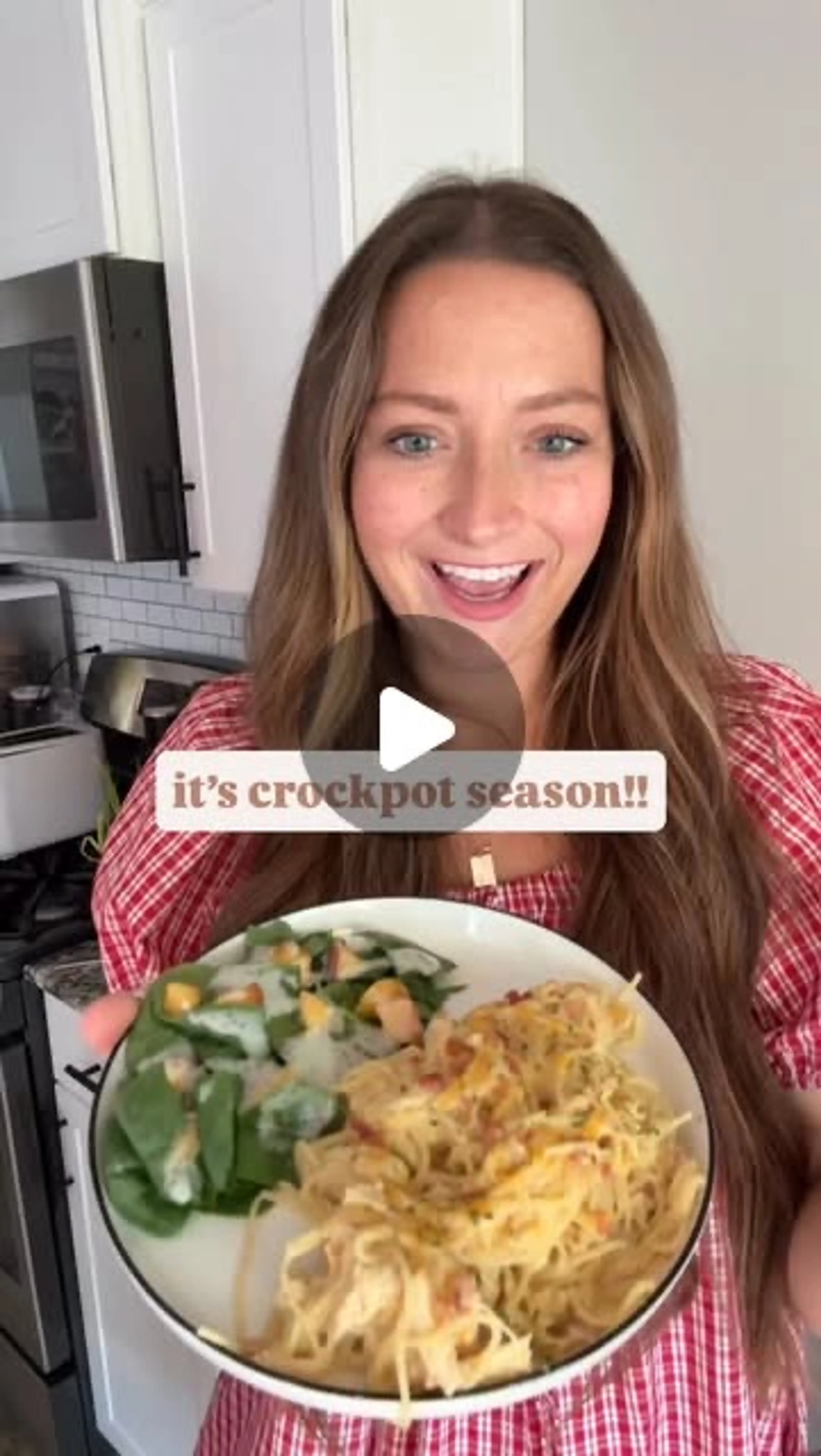 Crockpot Chicken Bacon Ranch Pasta