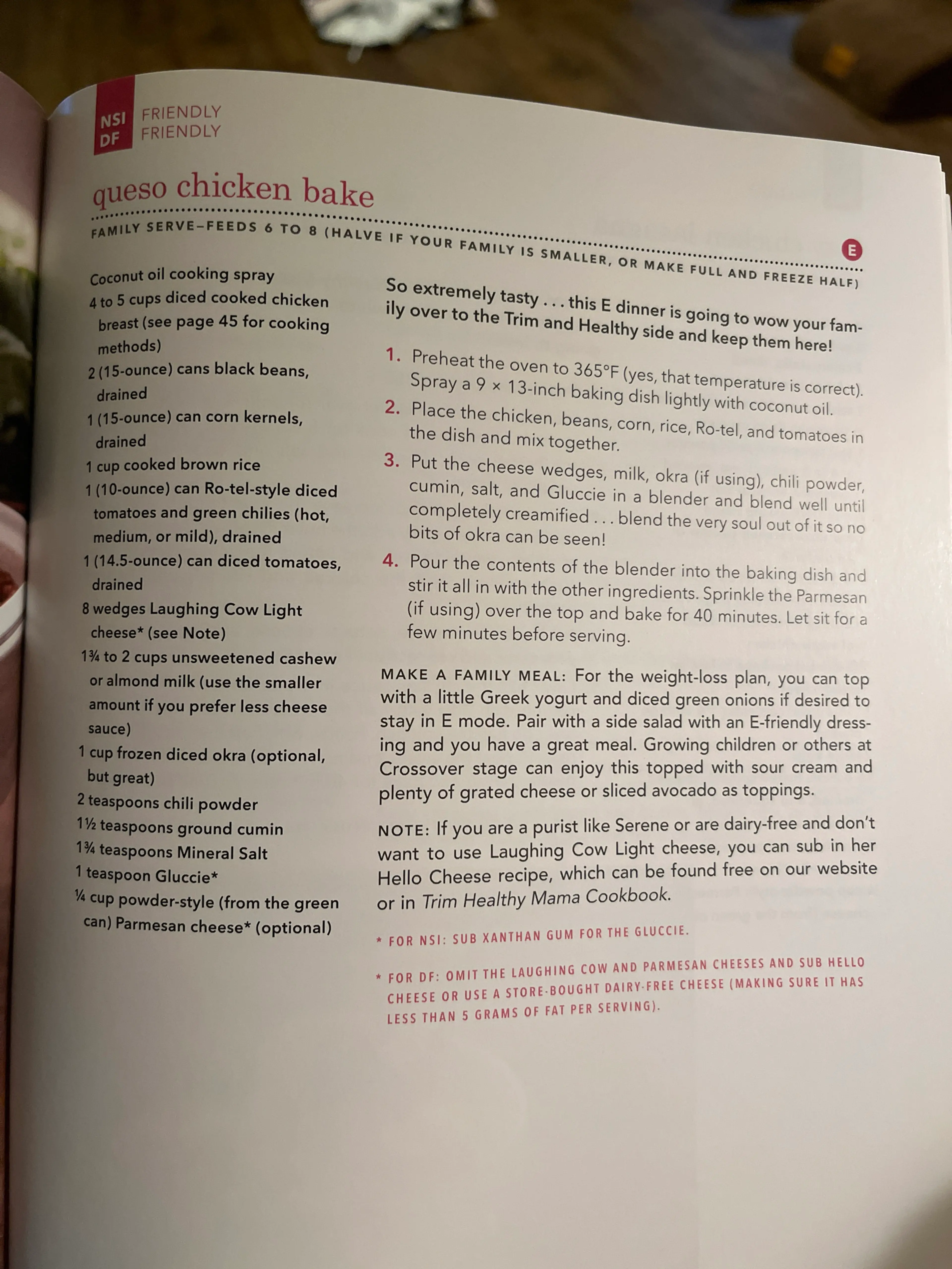Queso Chicken Bake - Trim Healthy Mama