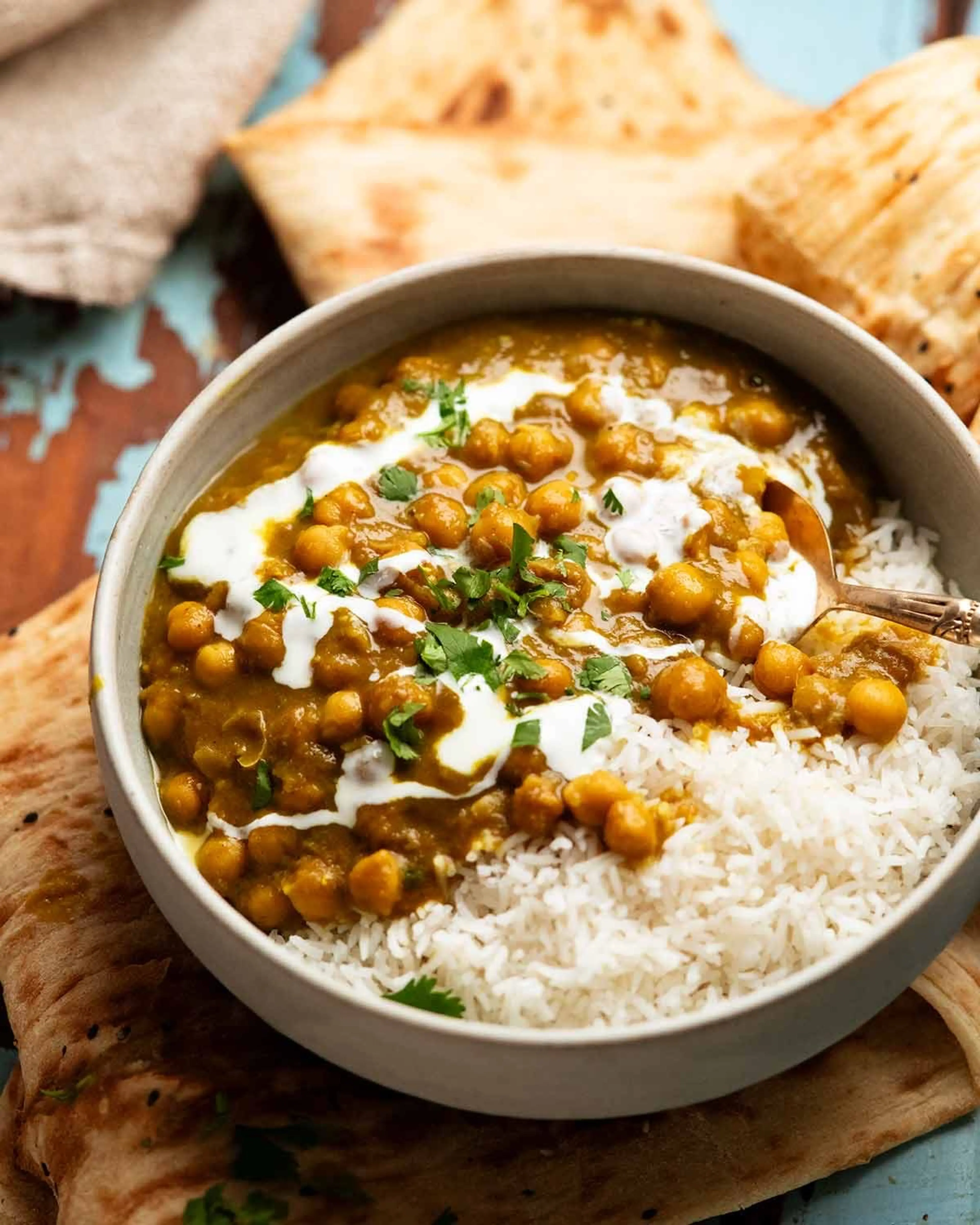 Melting Afghan chickpea curry