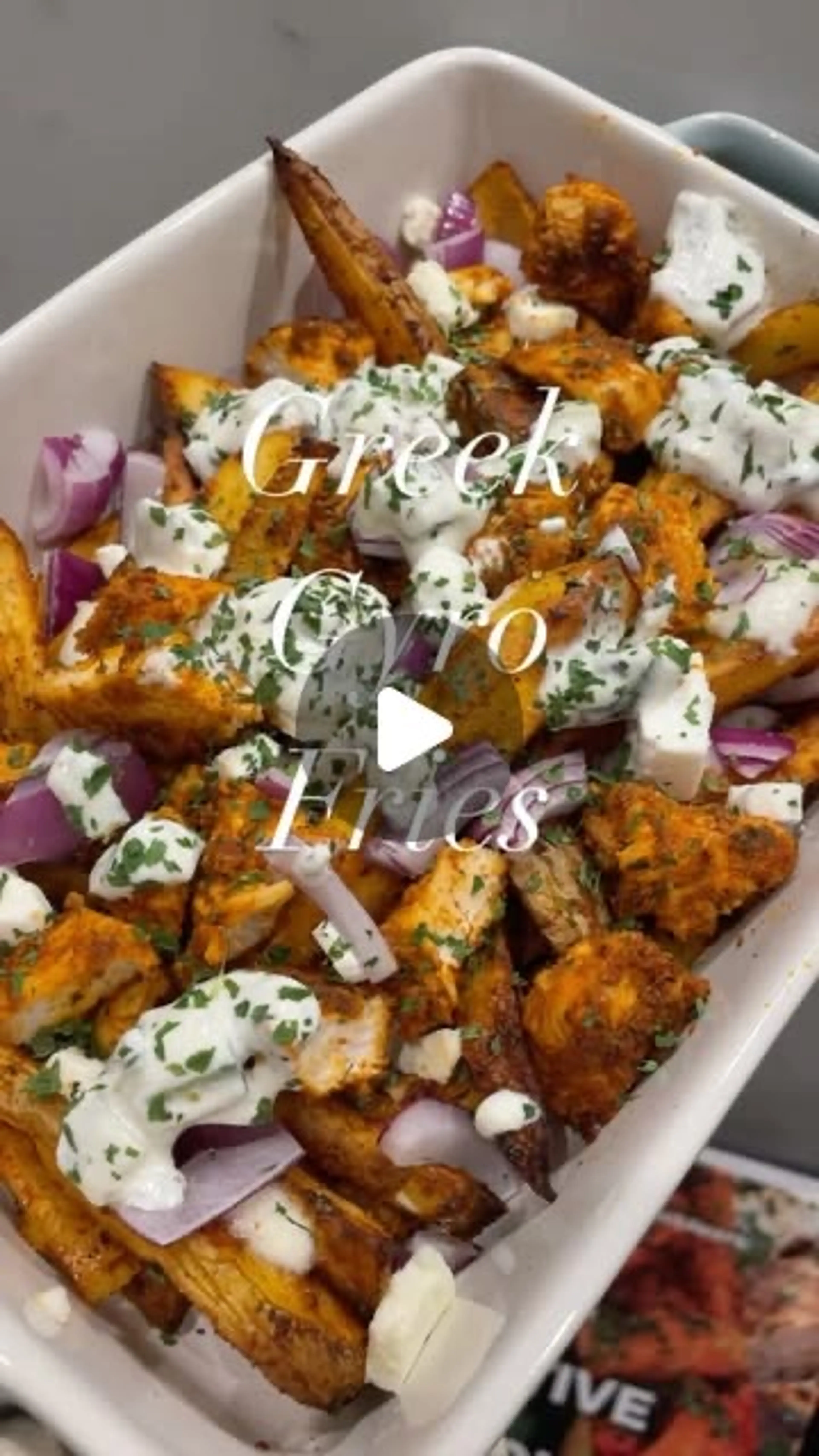 Greek Gyro Fries