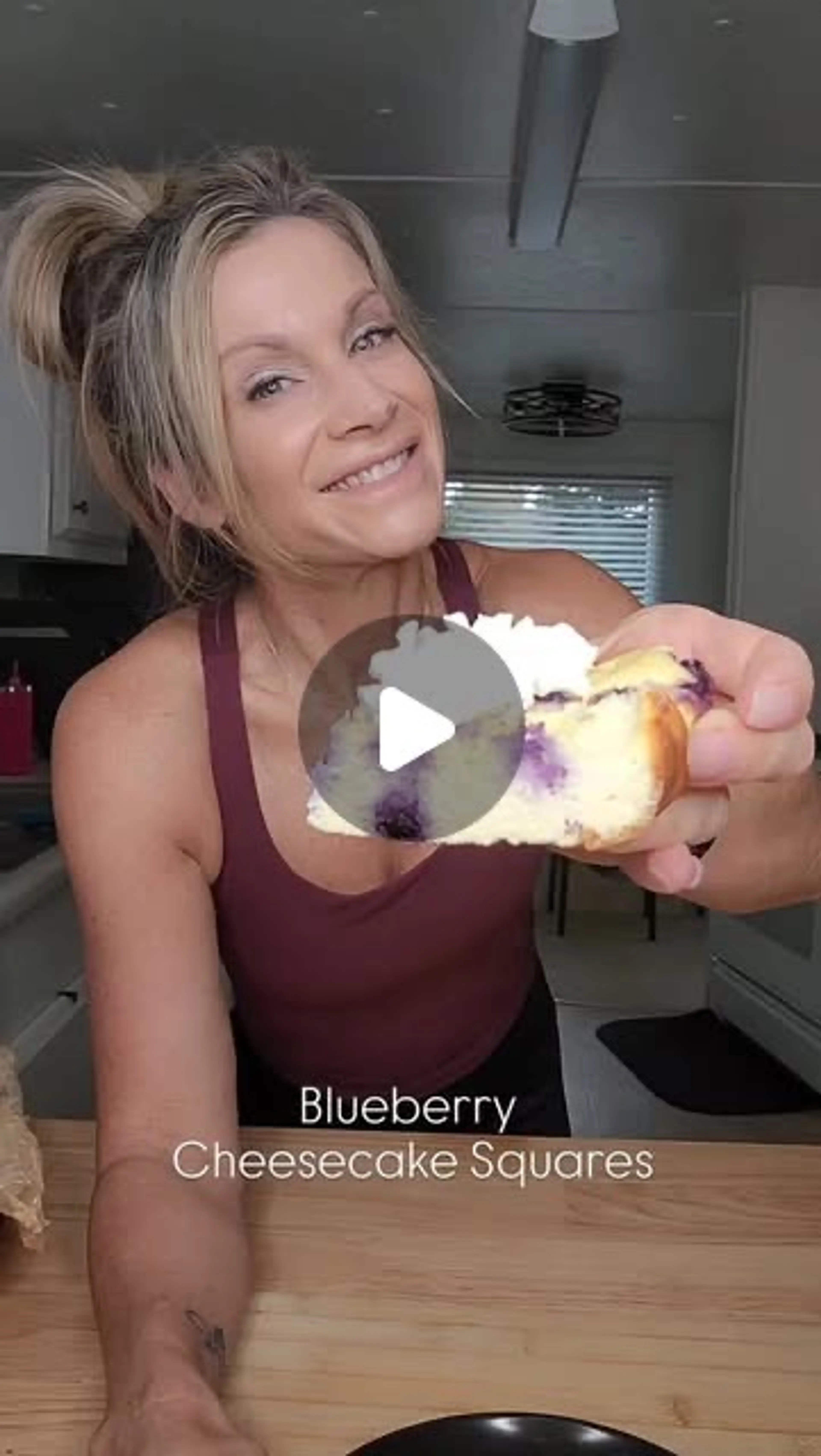 Can You Believe These Yummy Blueberry Cheesecake Squares Are
