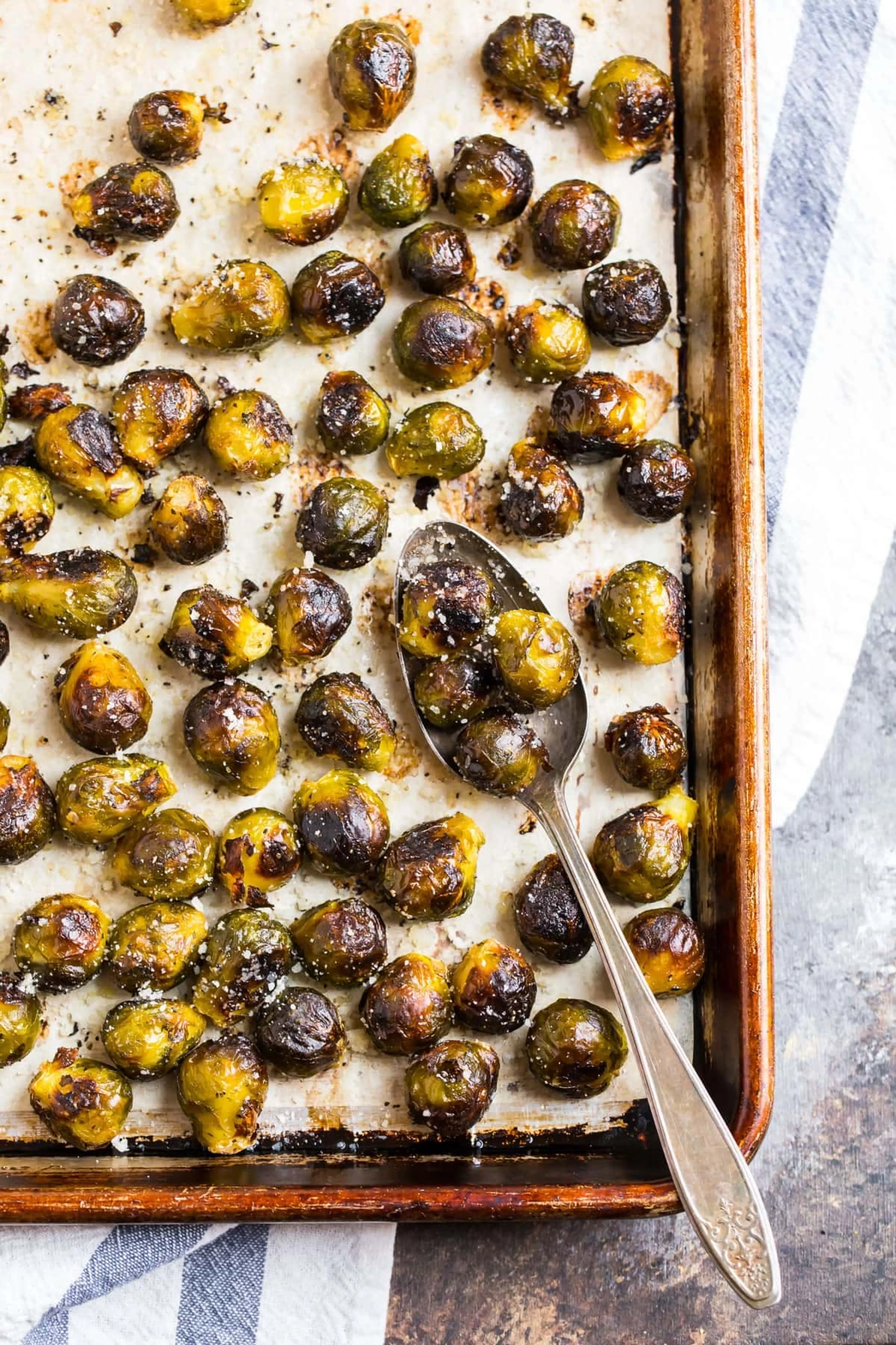 Roasted Frozen Brussels Sprouts
