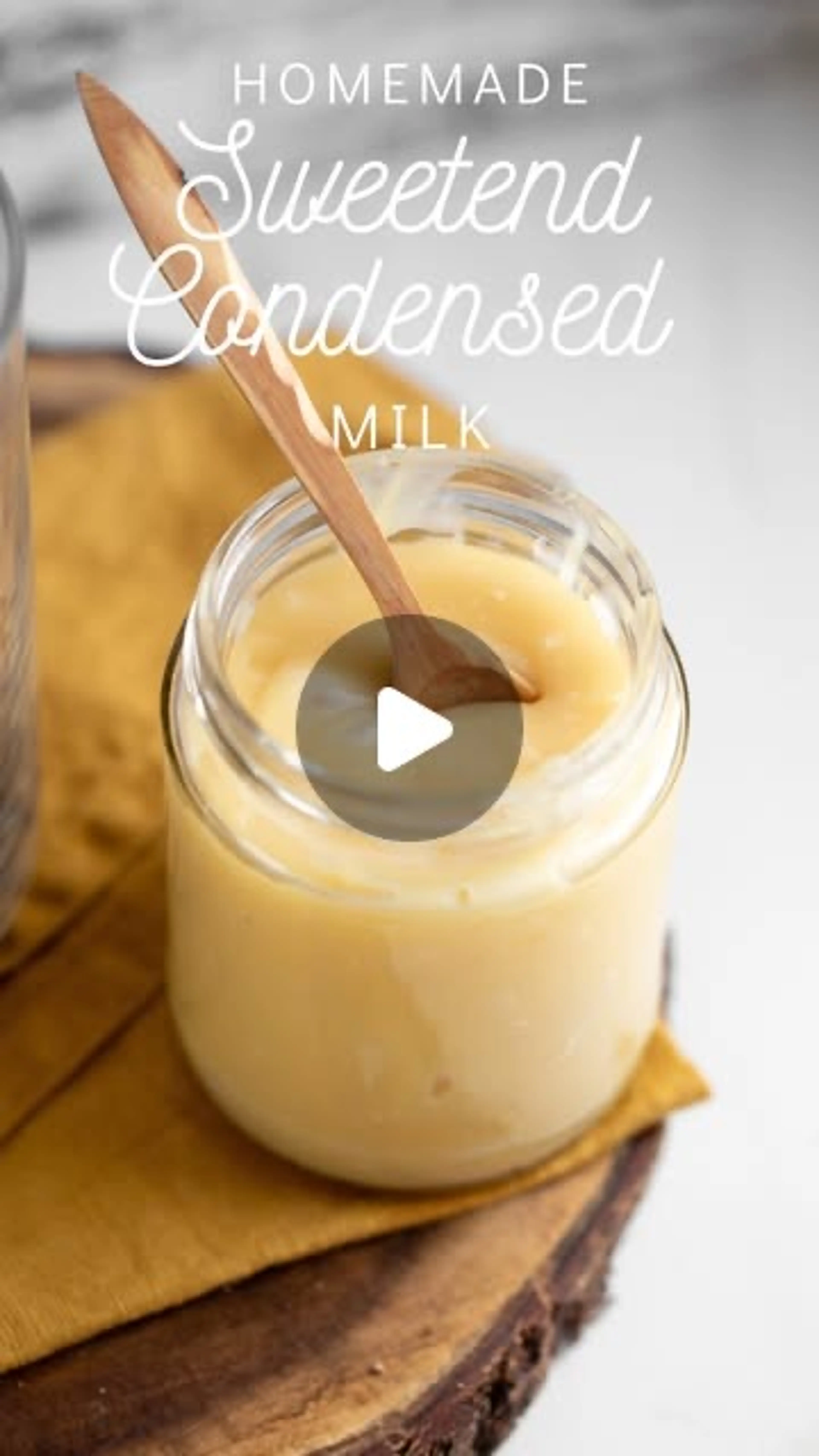Homemade Sweetened Condensed Milk