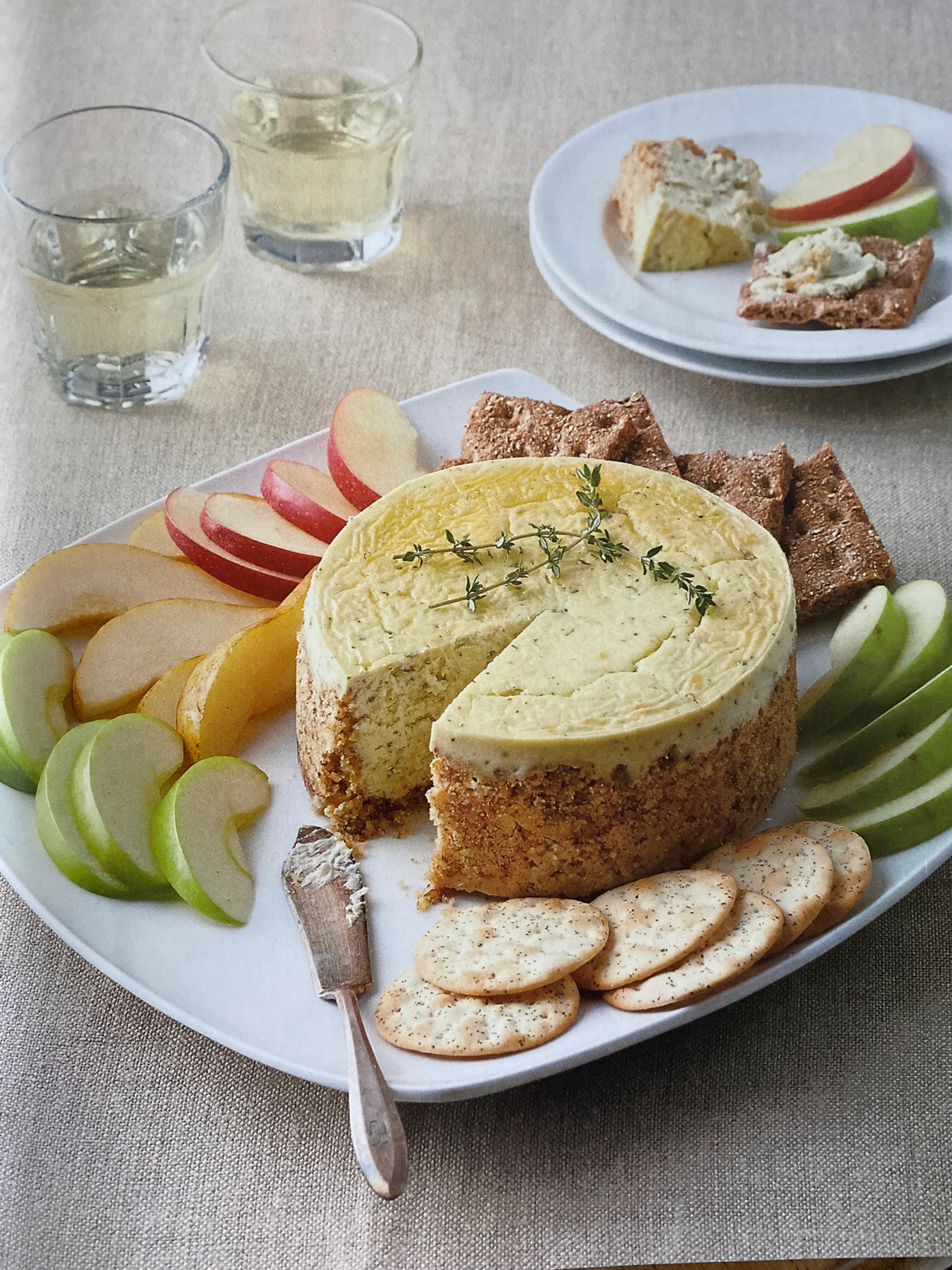 Savory Blue Cheese Appetizer Cheesecake