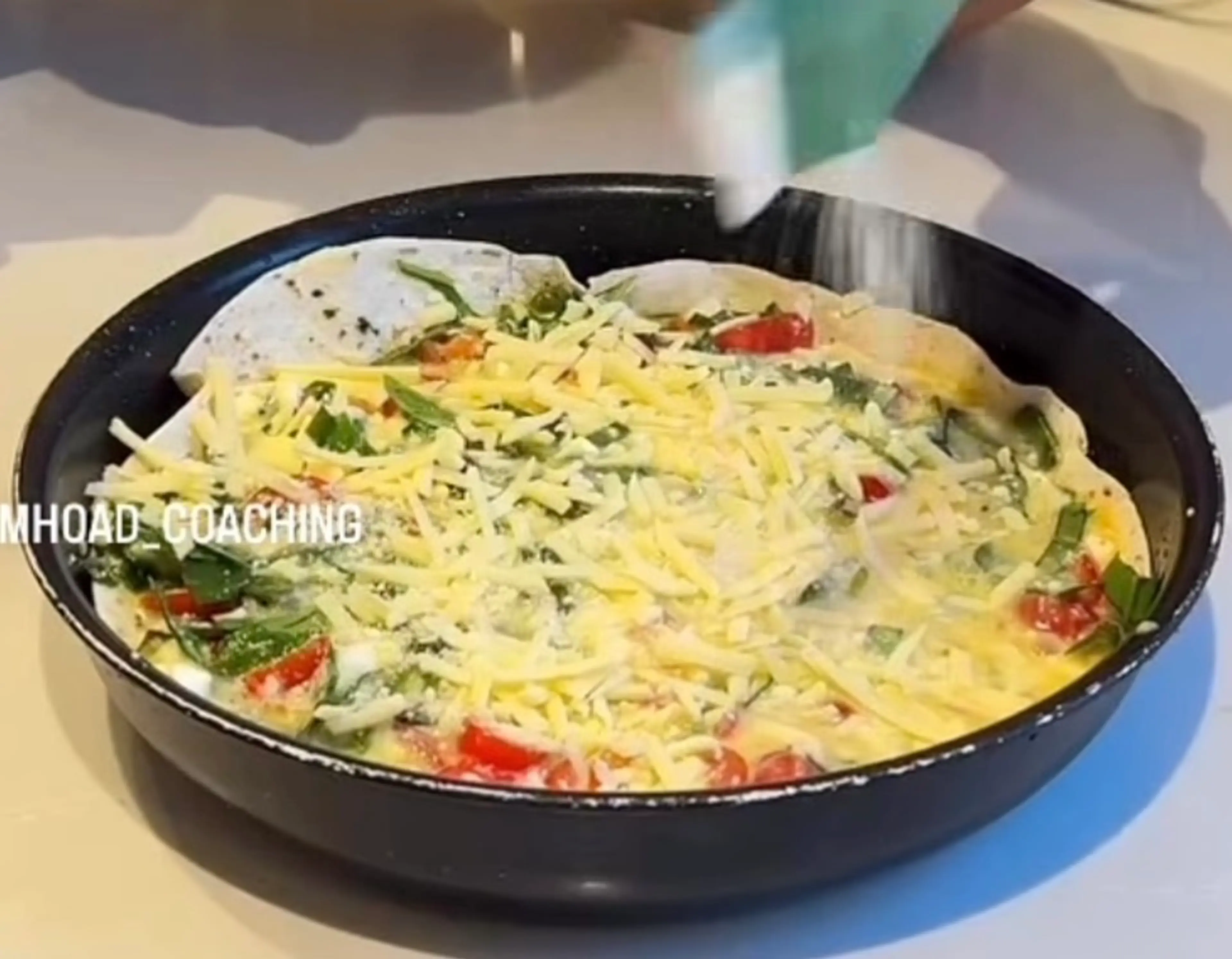 Spinach And Egg Quiche Tortilla