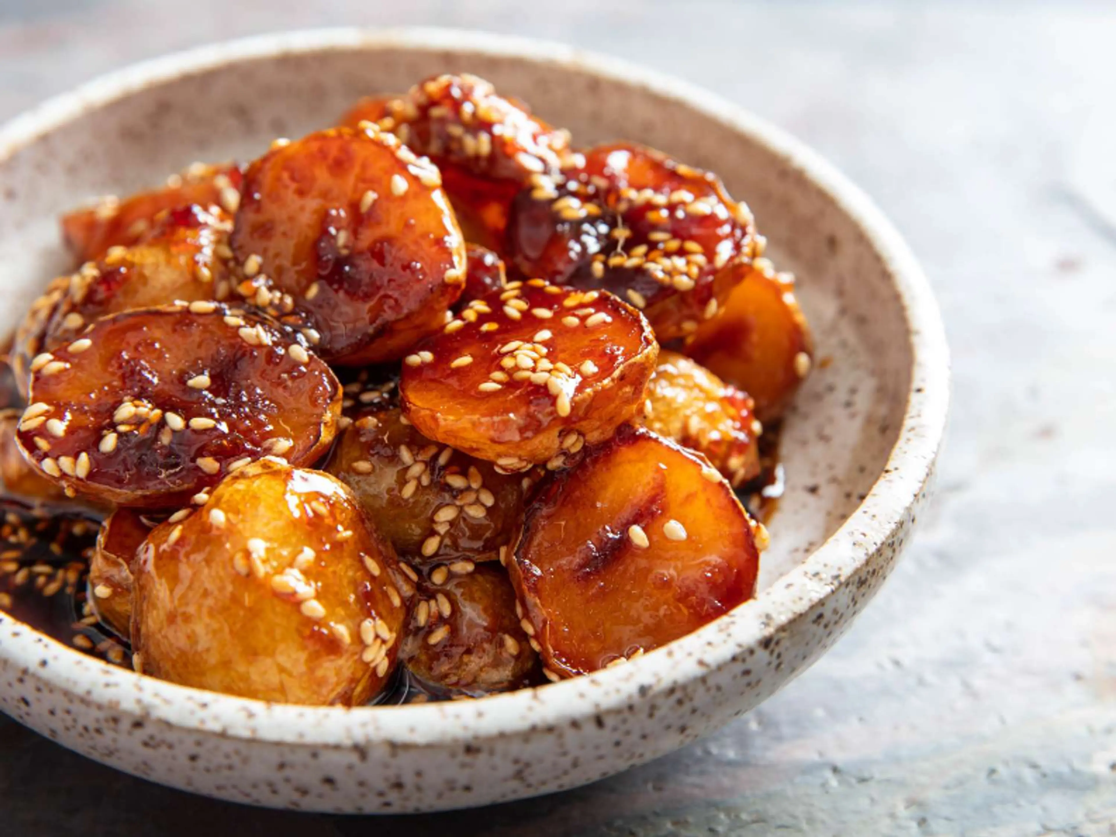 Gamja Bokkeum (Korean Sweet Soy-Glazed Potatoes)
