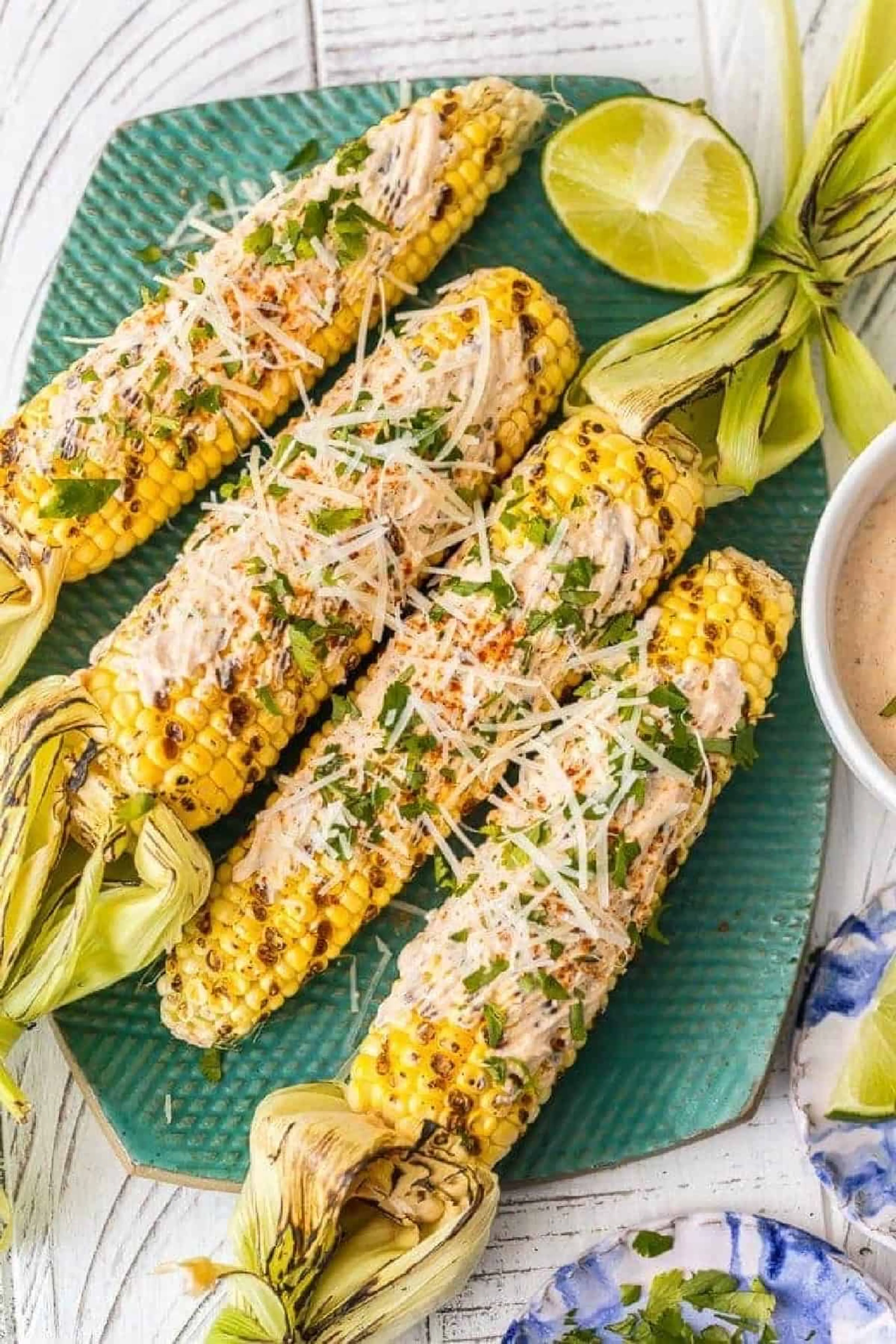 Corn on the Cob - Mexican Grilled Corn