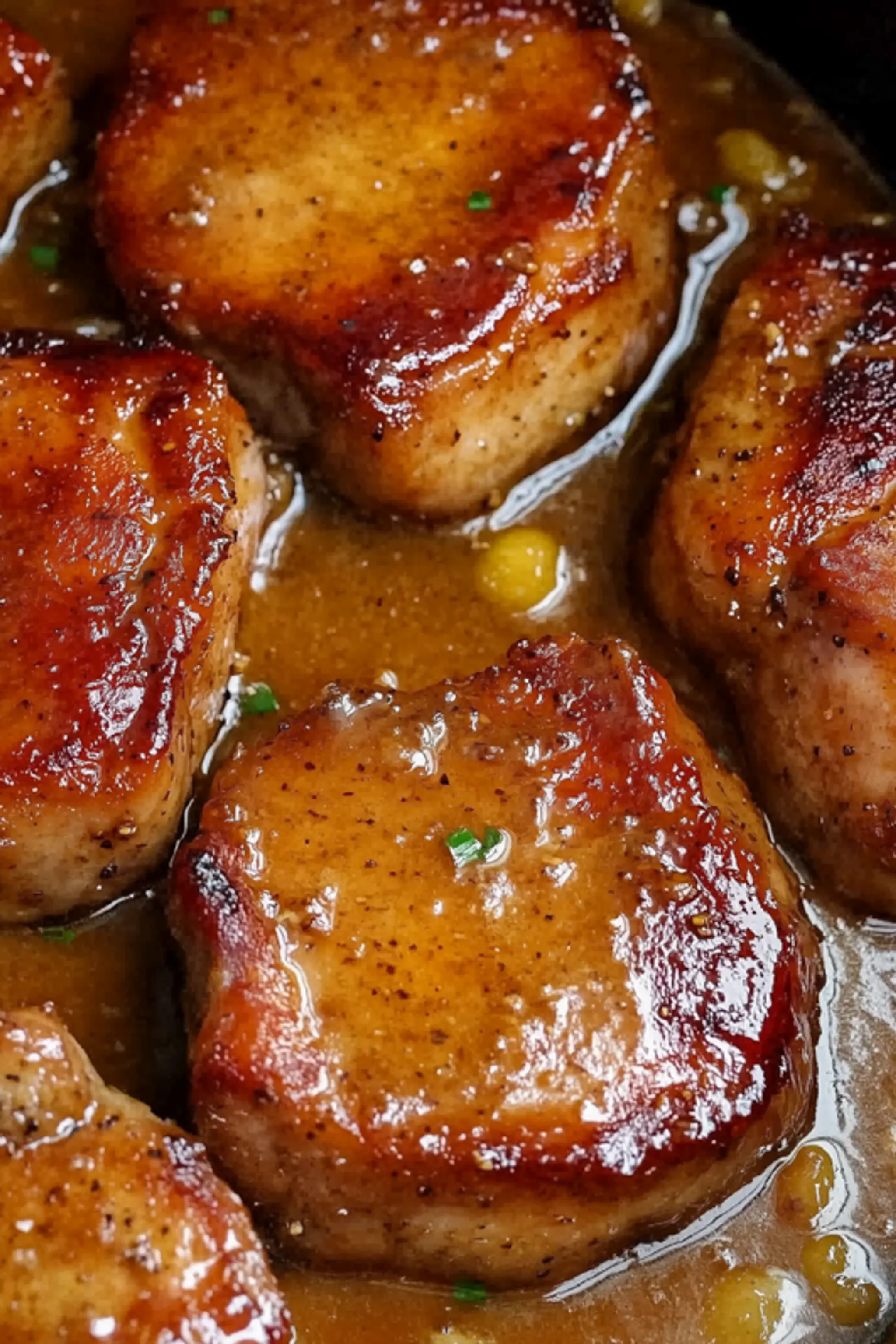 4-Ingredient Slow Cooker Maple Dijon Pork Chops