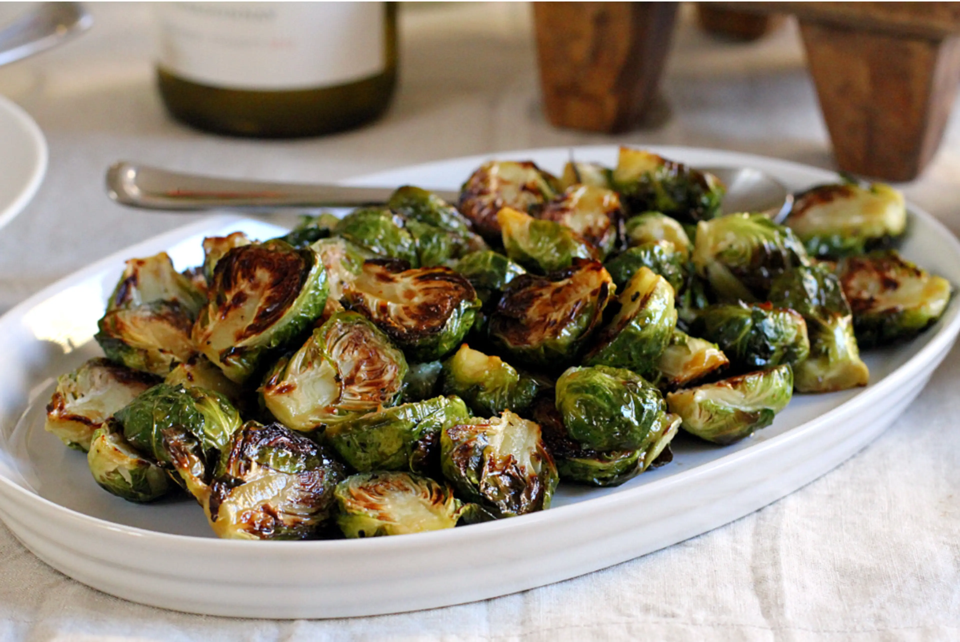 Roasted Brussels Sprouts with Honey-Balsamic Glaze