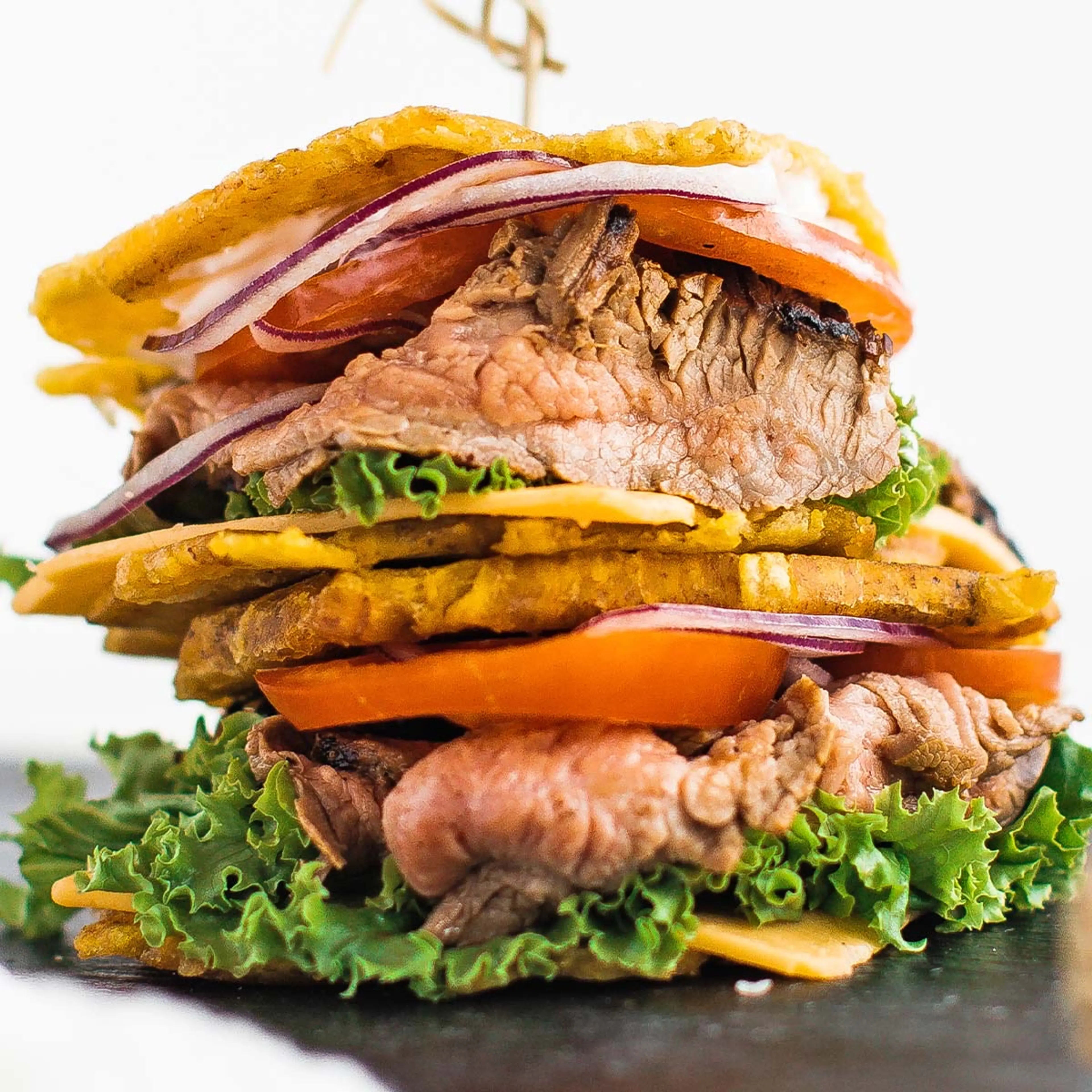 Jibarito Sandwich Recipe with Flank Steak and Aioli