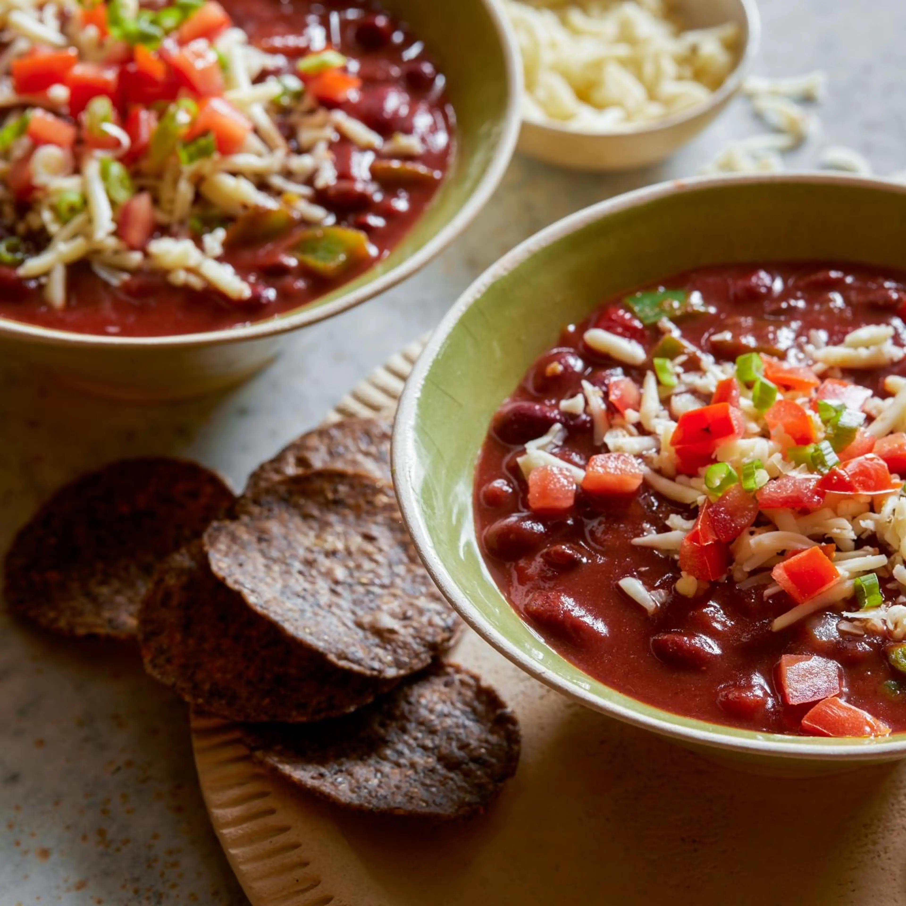 Veg-Head Three-Bean Chili