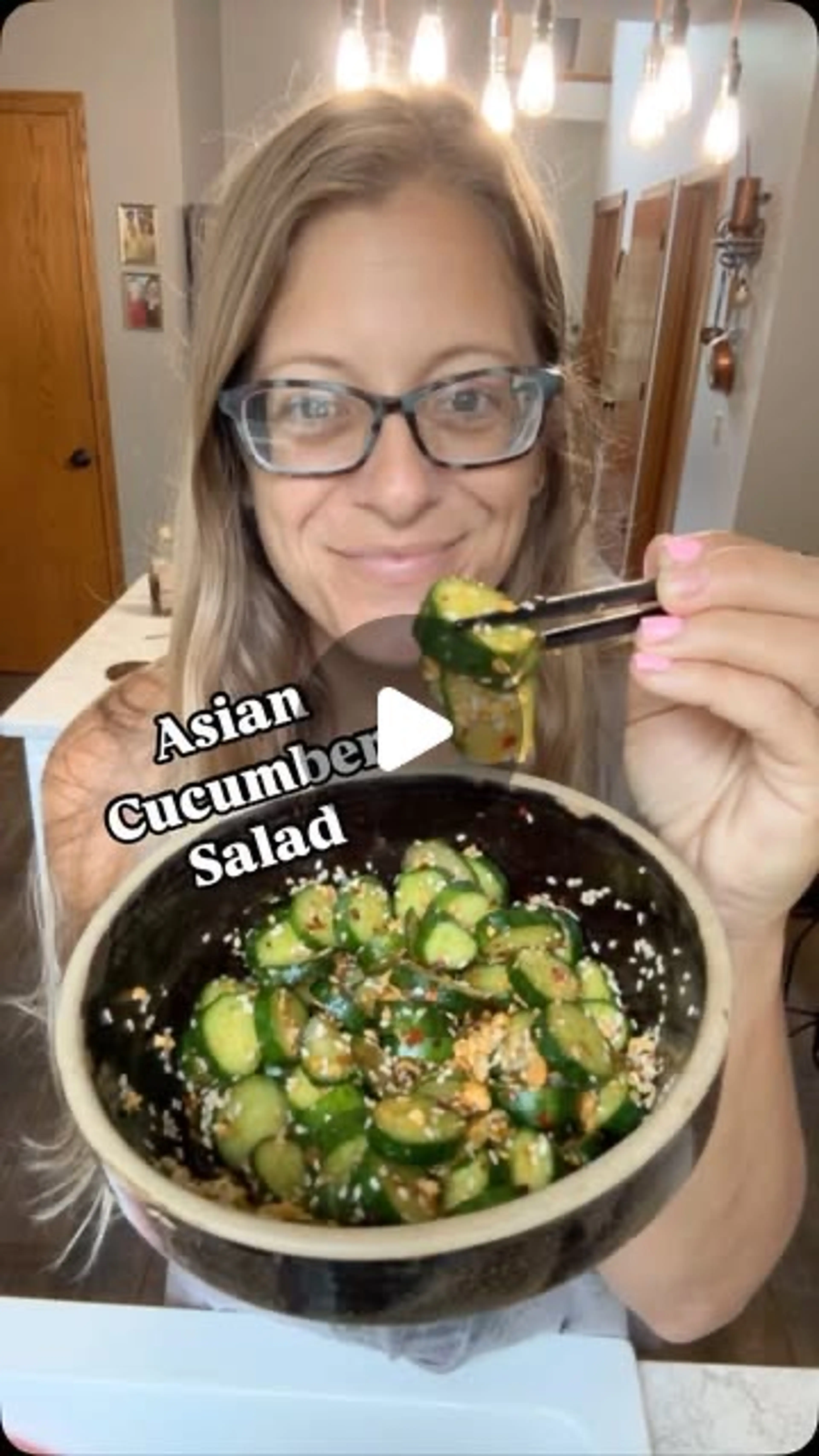Lunch Today! Asian Cucumber Salad