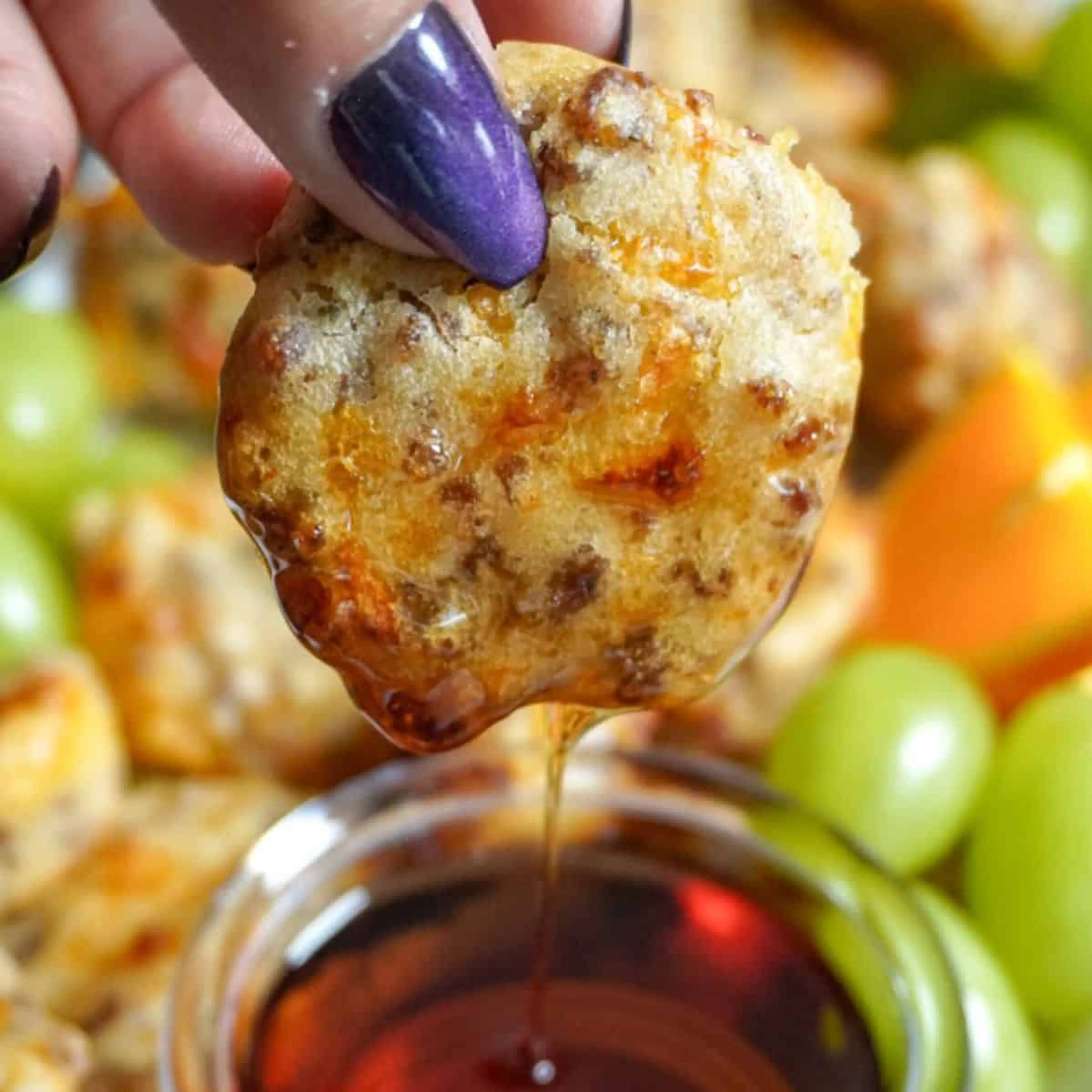 Pancake and Sausage Bites
