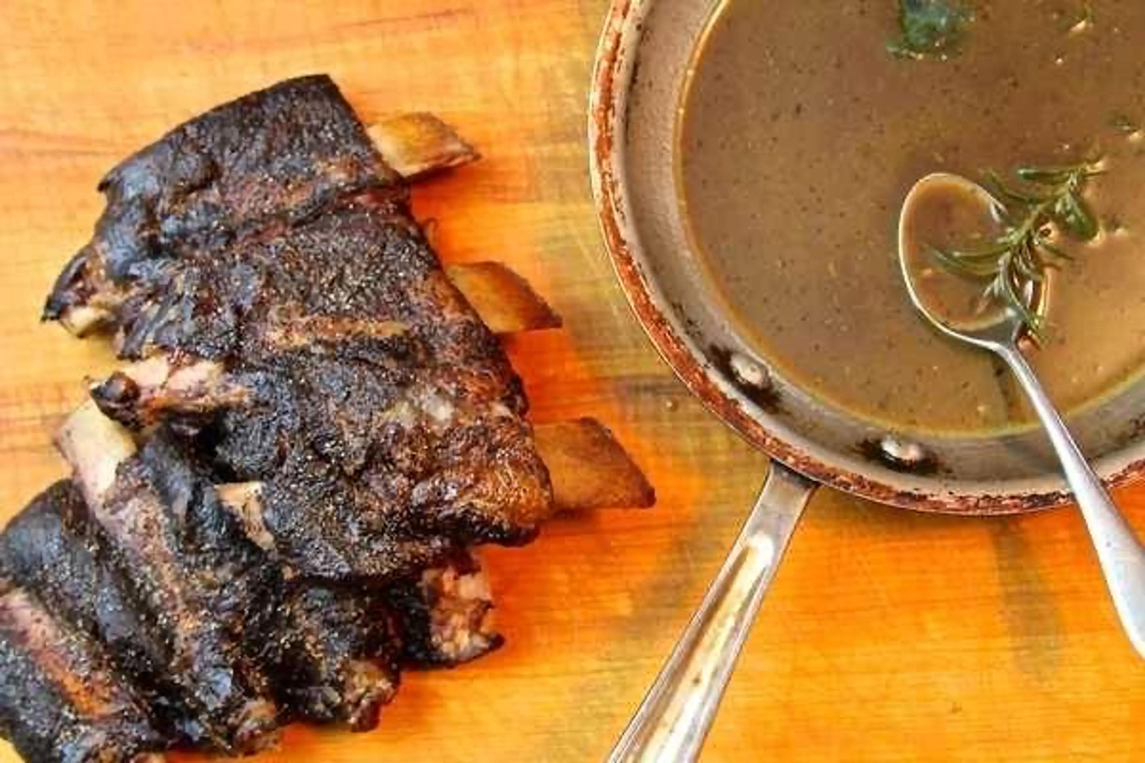 Smoked Sous-Vide Beef Ribs