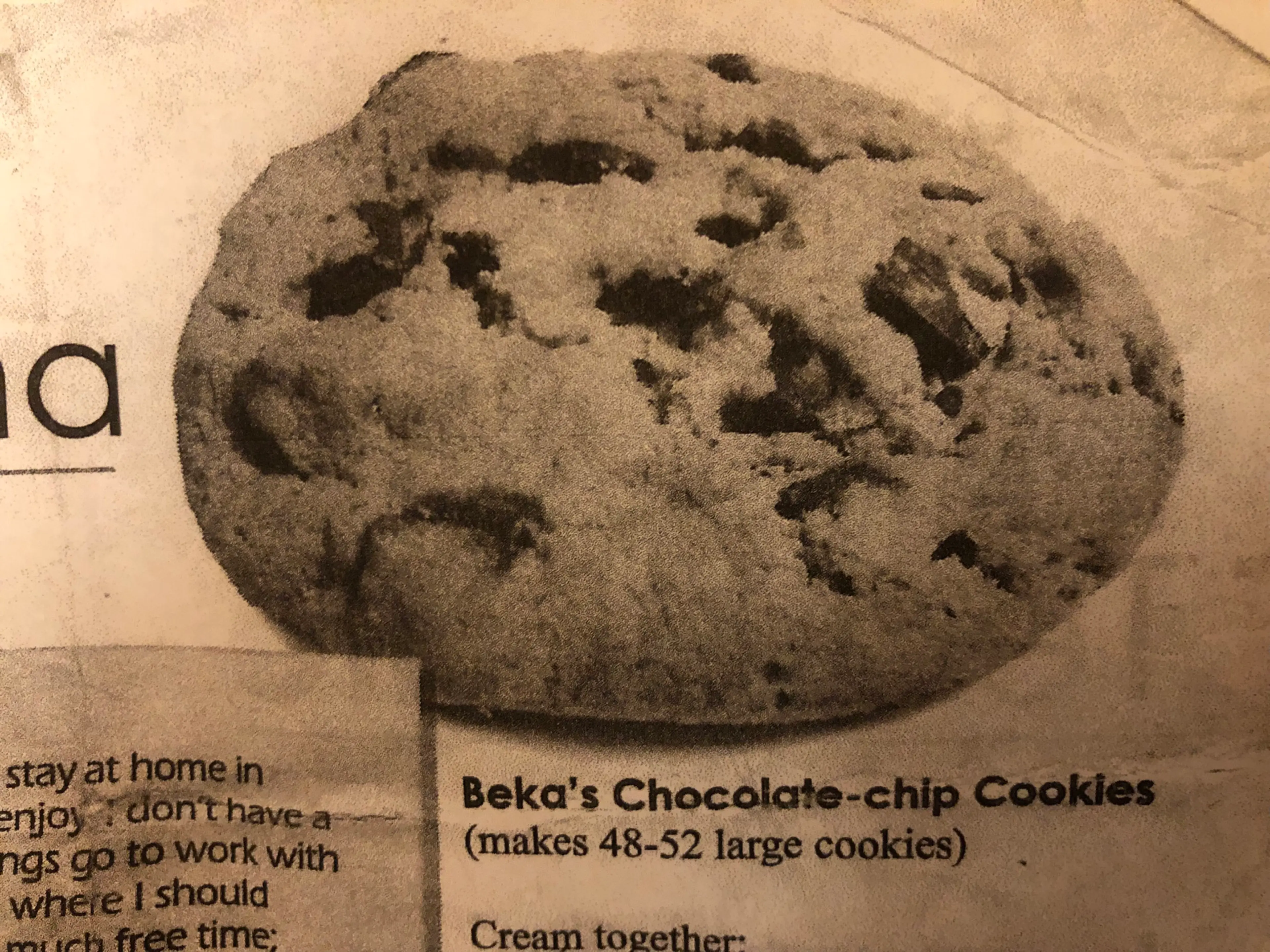 Beka’s Chocolate-chip Cookies