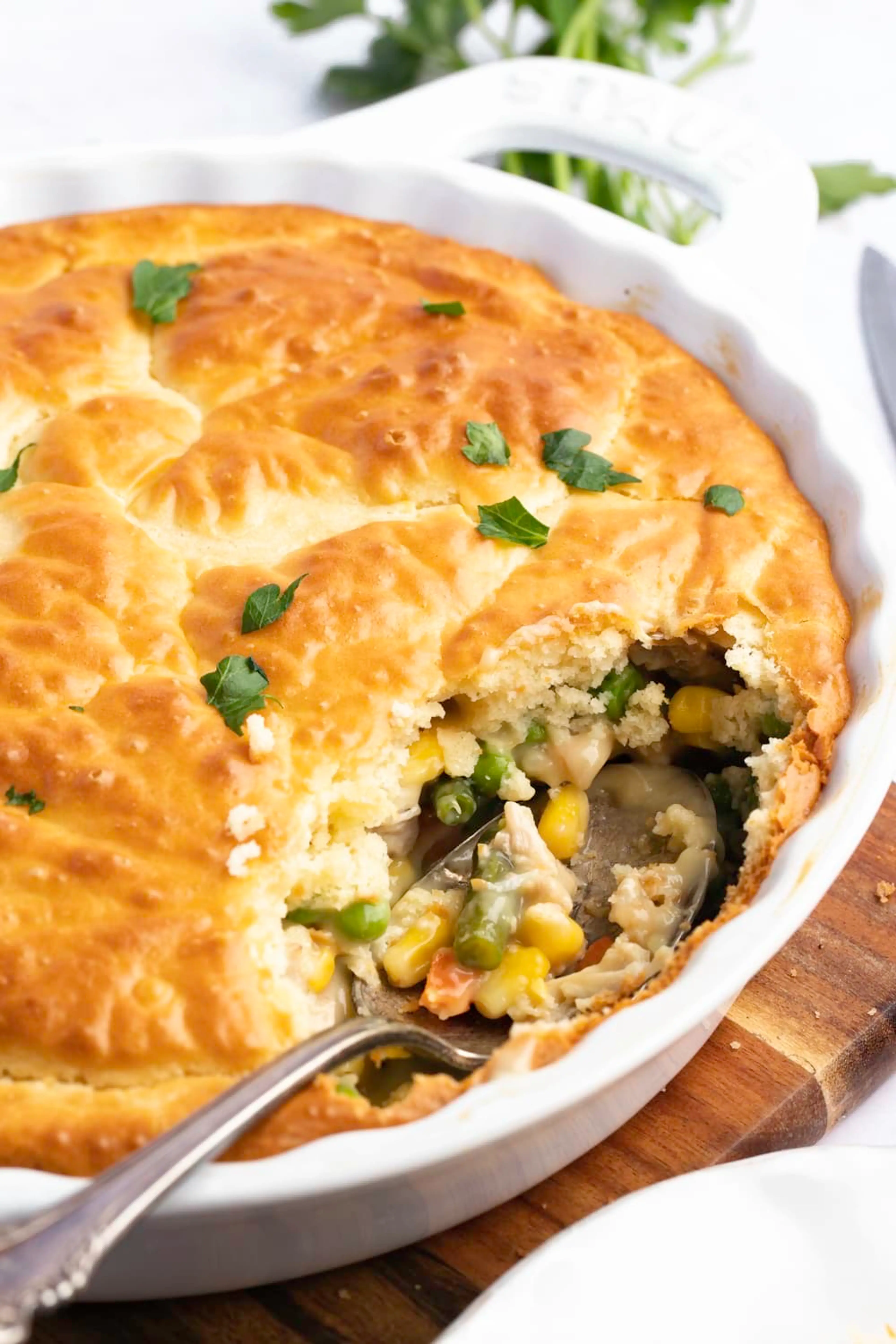 Chicken Pot Pie - Homemade & Easy