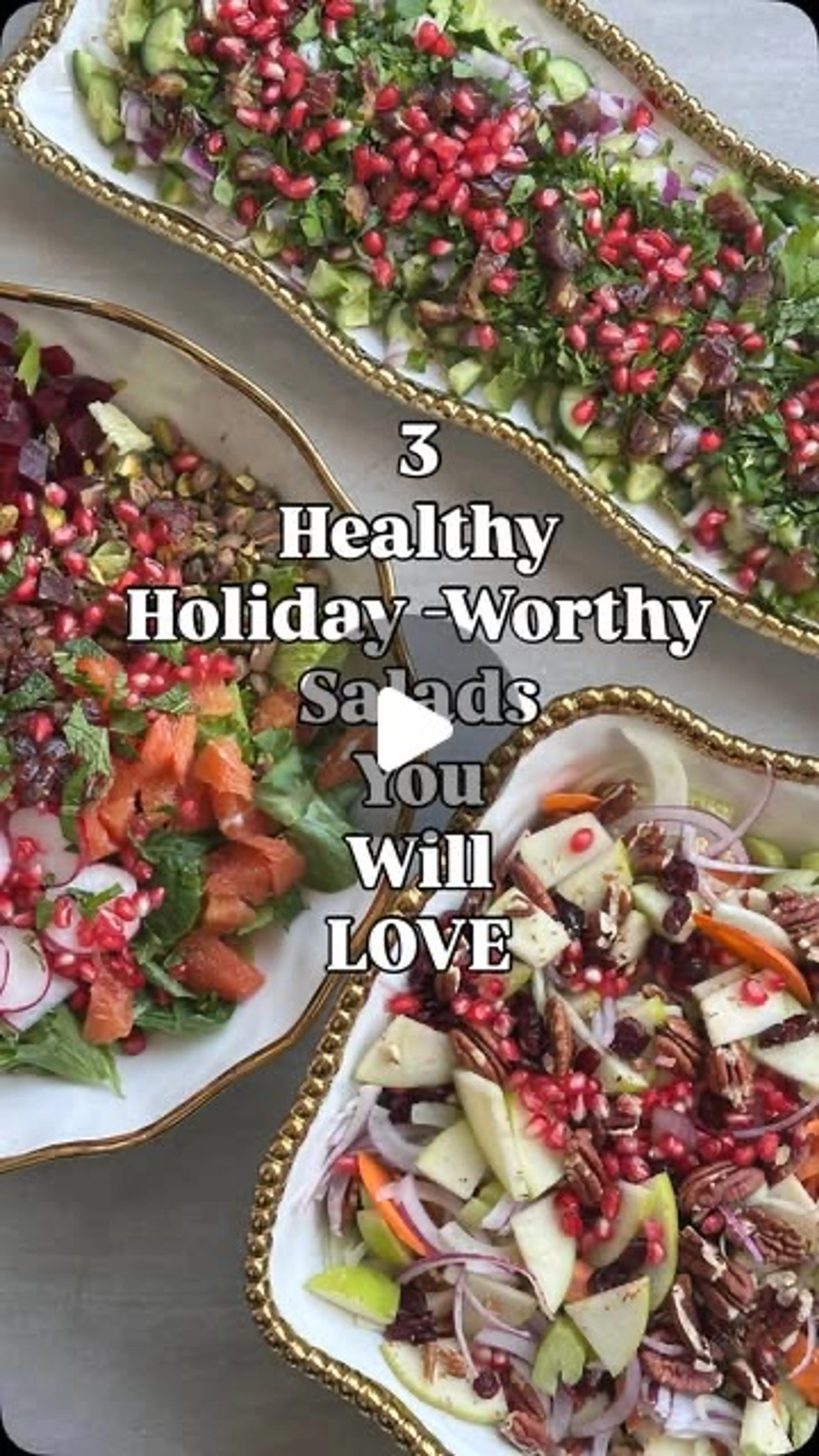 3 Holiday Salads and Dressings