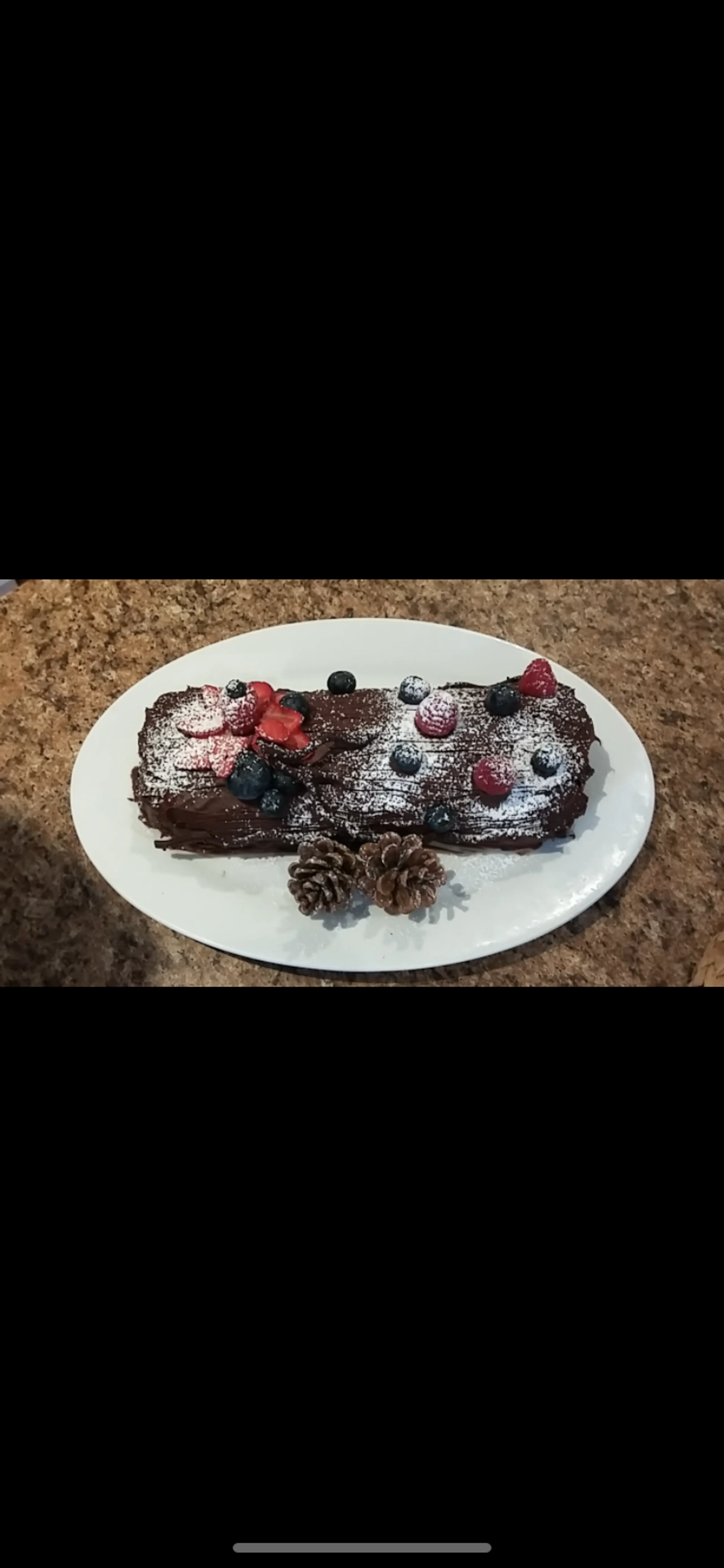 Bûche aux Marrons